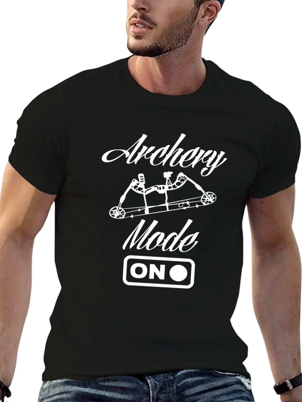 Archery Mode ON Black T-Shirt
