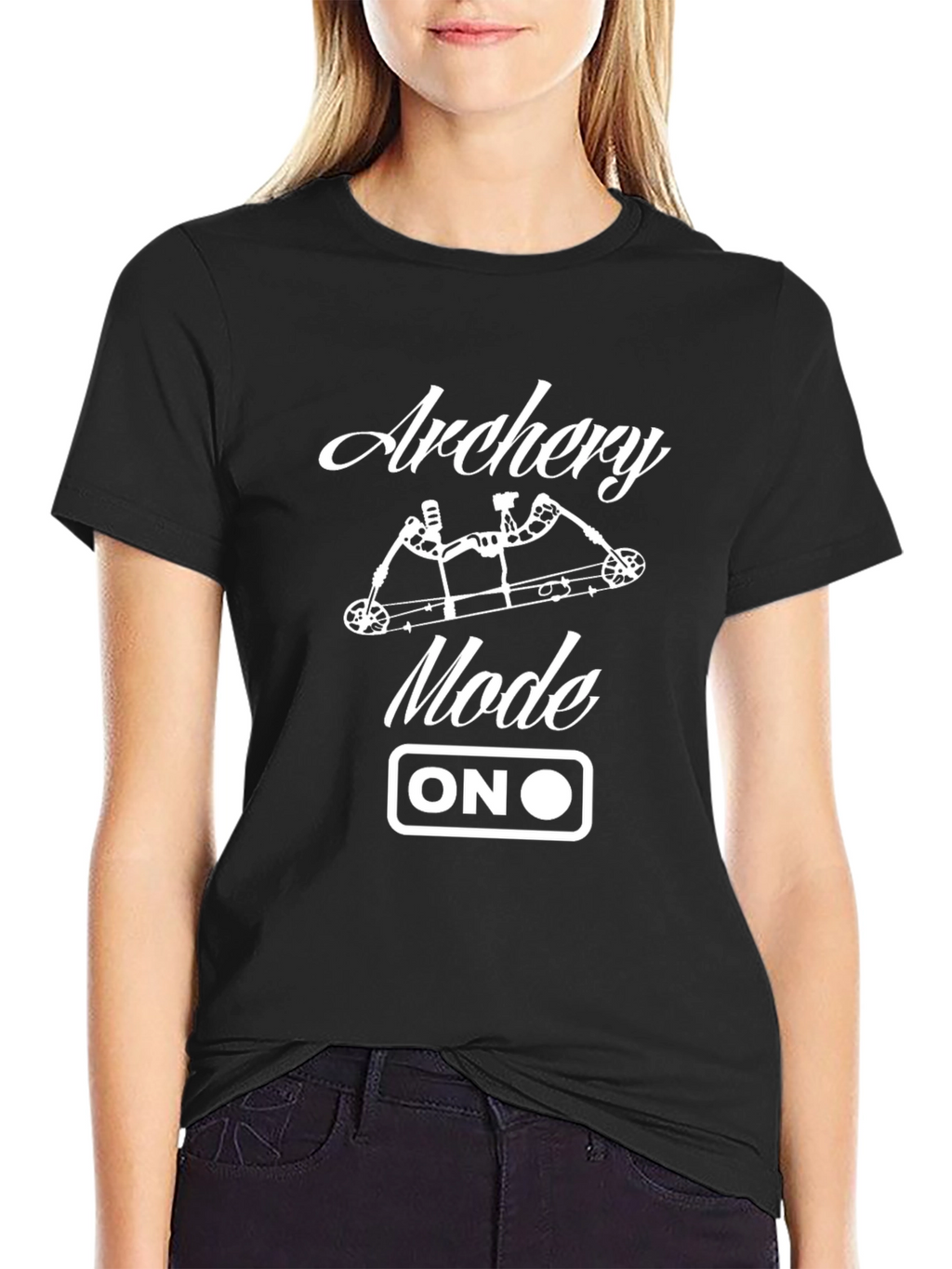 Archery Mode ON Black T-Shirt