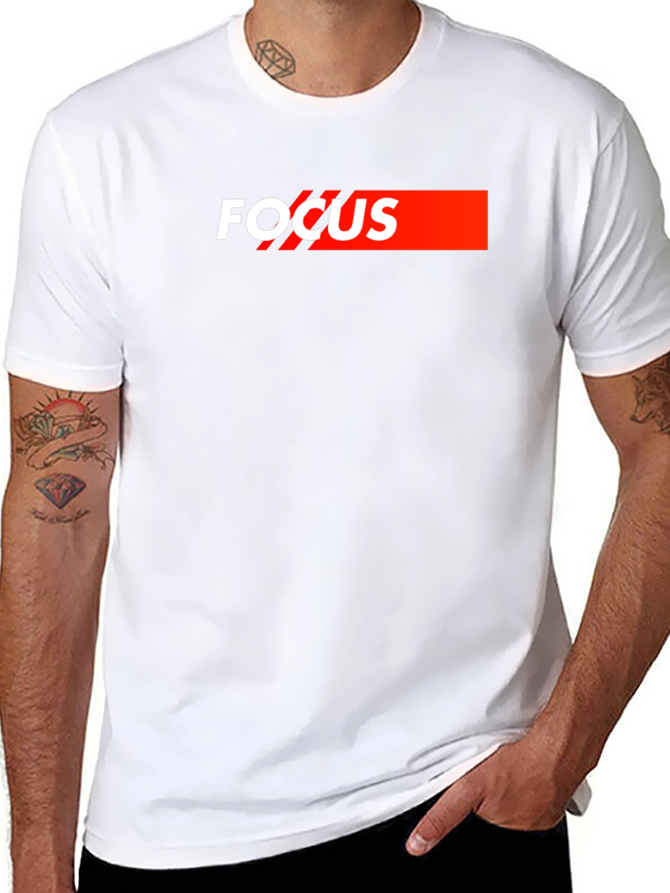 Focus Graphic Tee - Bold & Stylish Cotton Blend Shirt