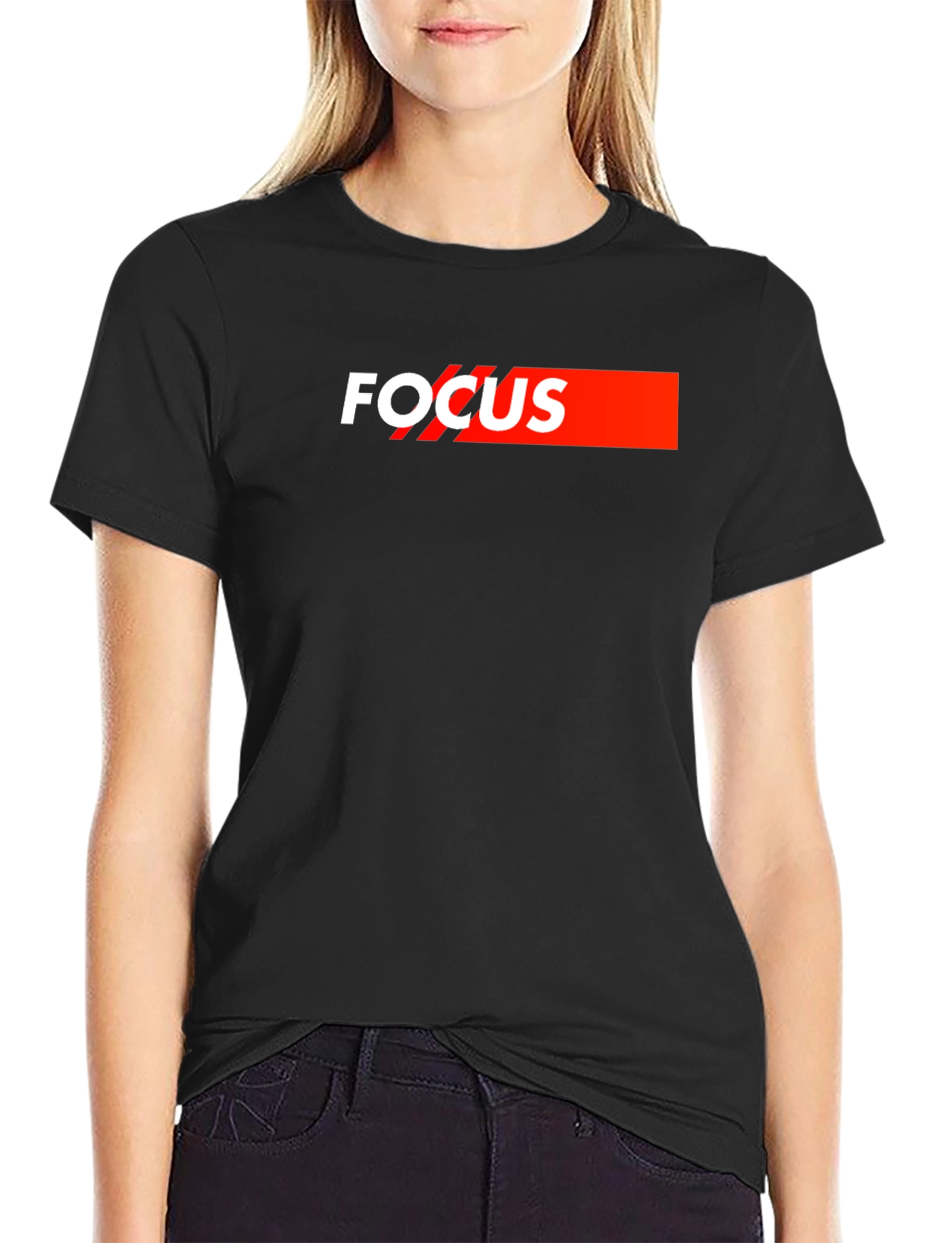 Focus Graphic Tee - Bold & Stylish Cotton Blend Shirt