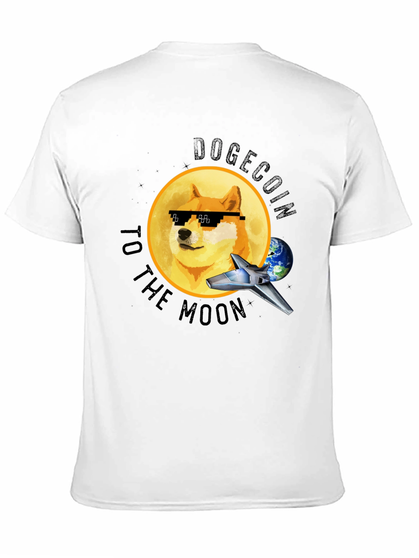 Dogecoin to the Moon T-Shirt - Crypto Meme Tee