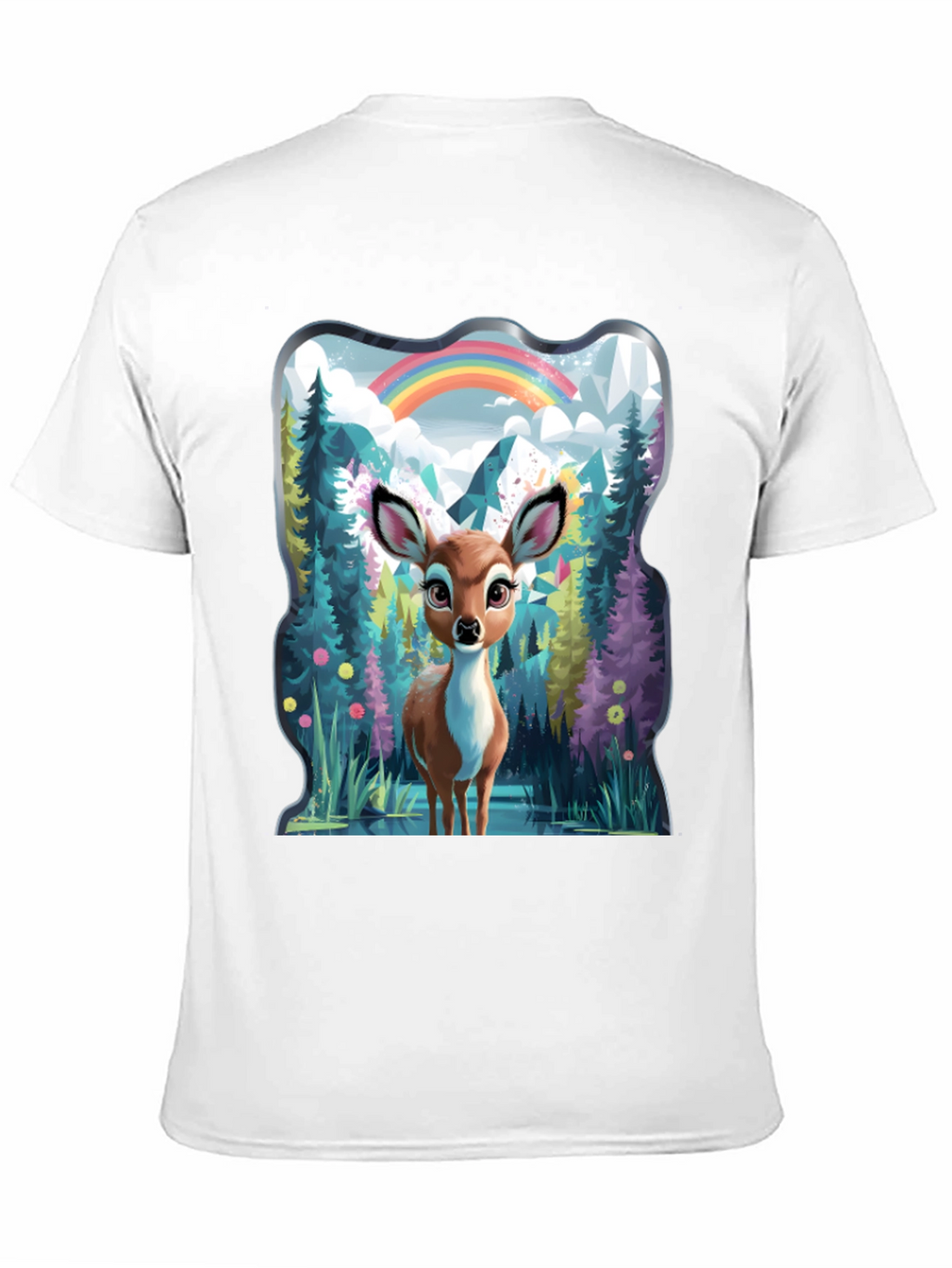 Enchanted Forest Deer Graphic Tee