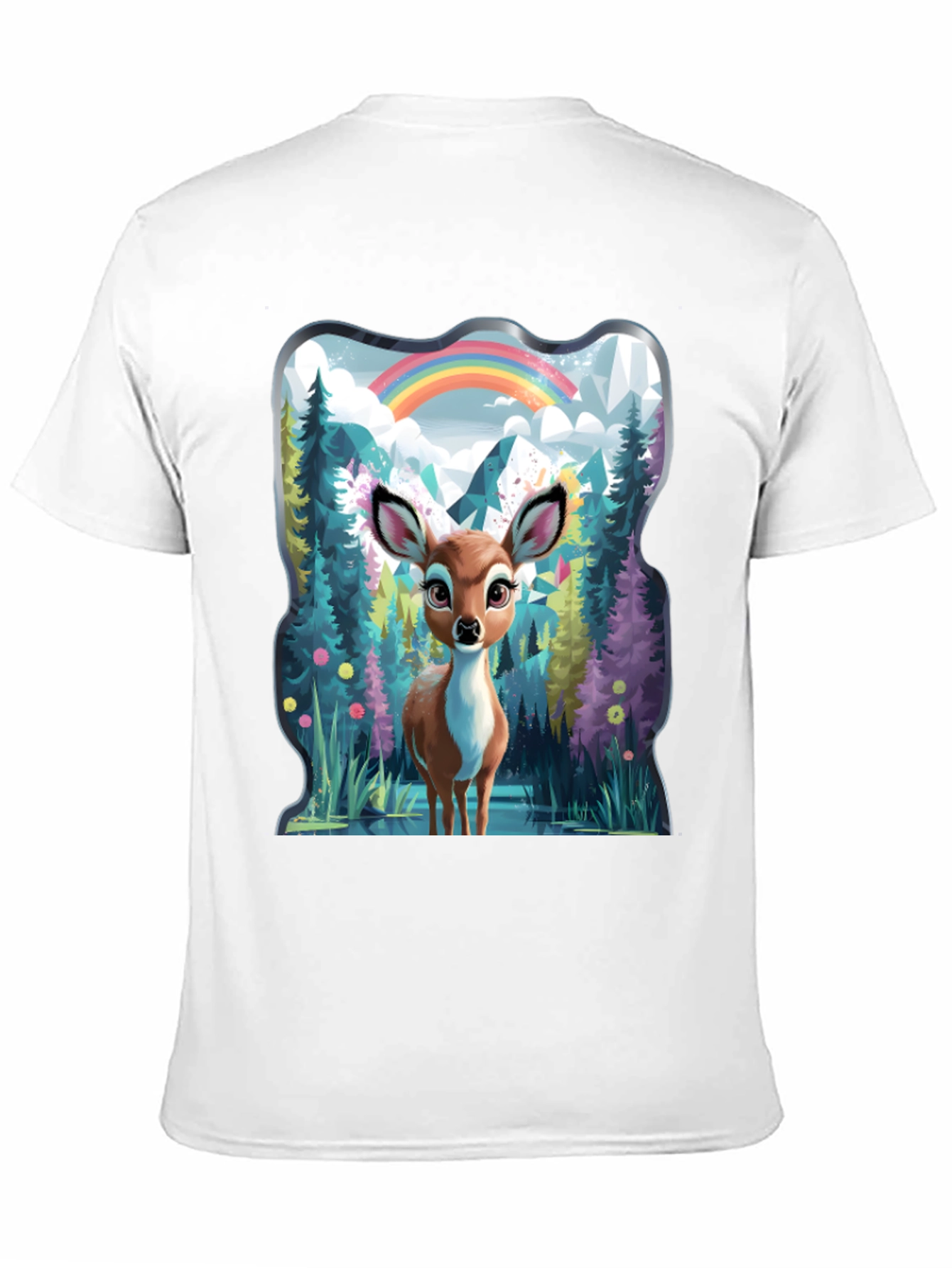 Enchanted Forest Deer Graphic Tee
