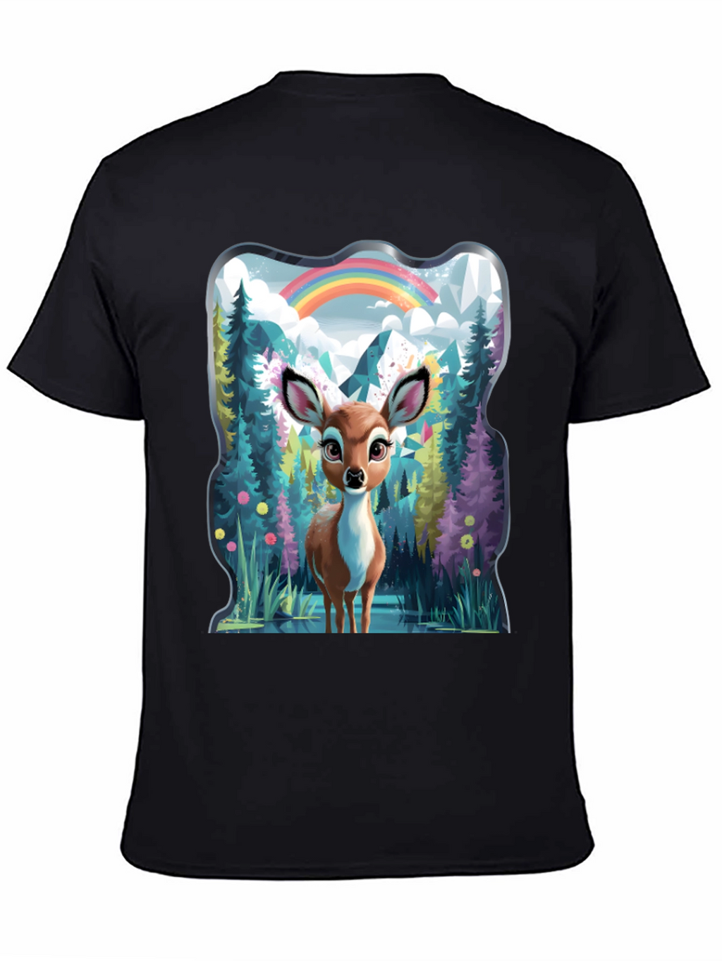 Enchanted Forest Deer Graphic Tee
