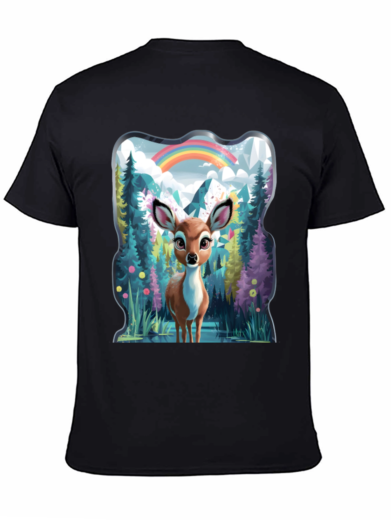 Enchanted Forest Deer Graphic Tee