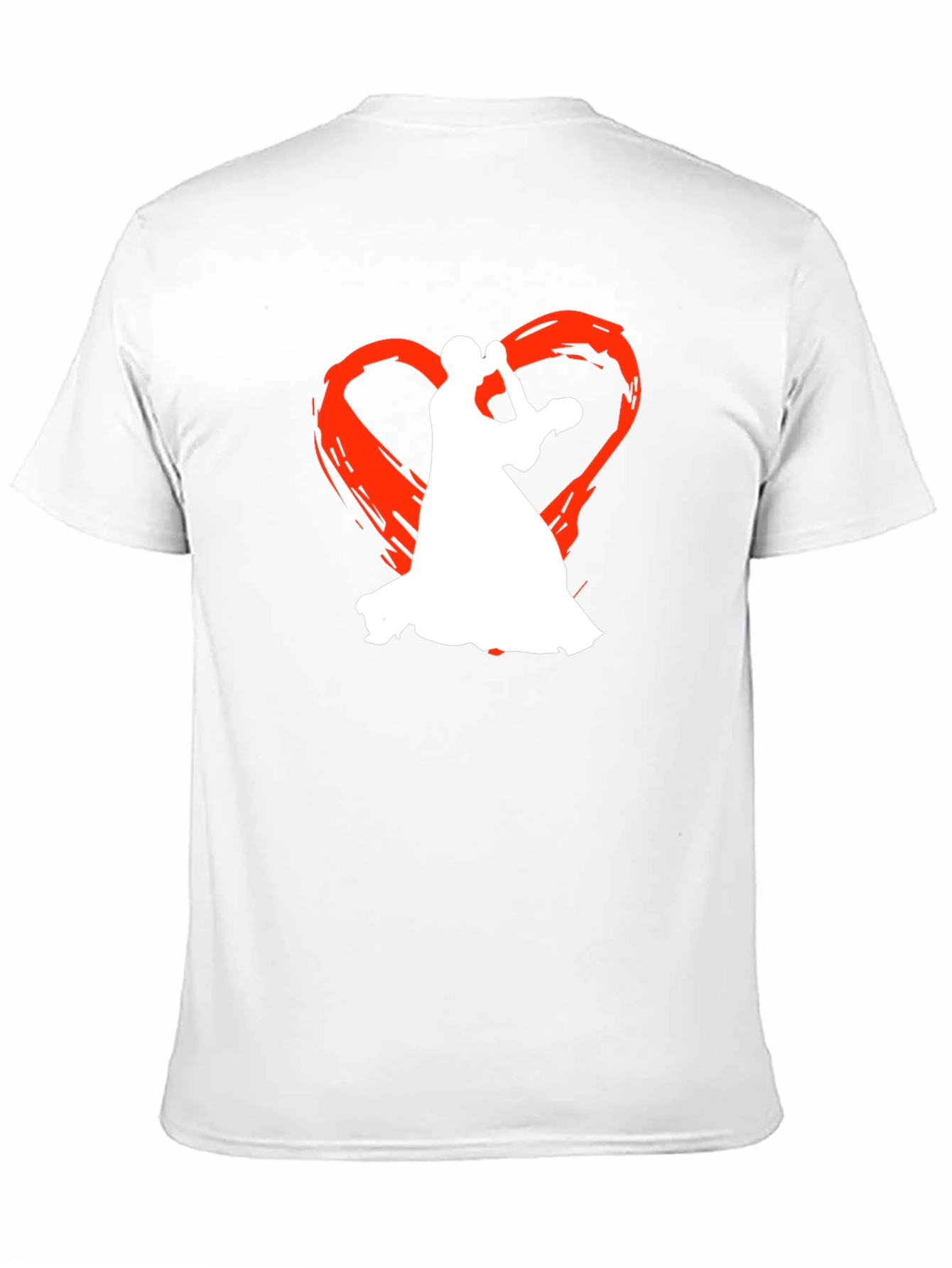 Dancing Romance Graphic Tee - Black Cotton T-Shirt