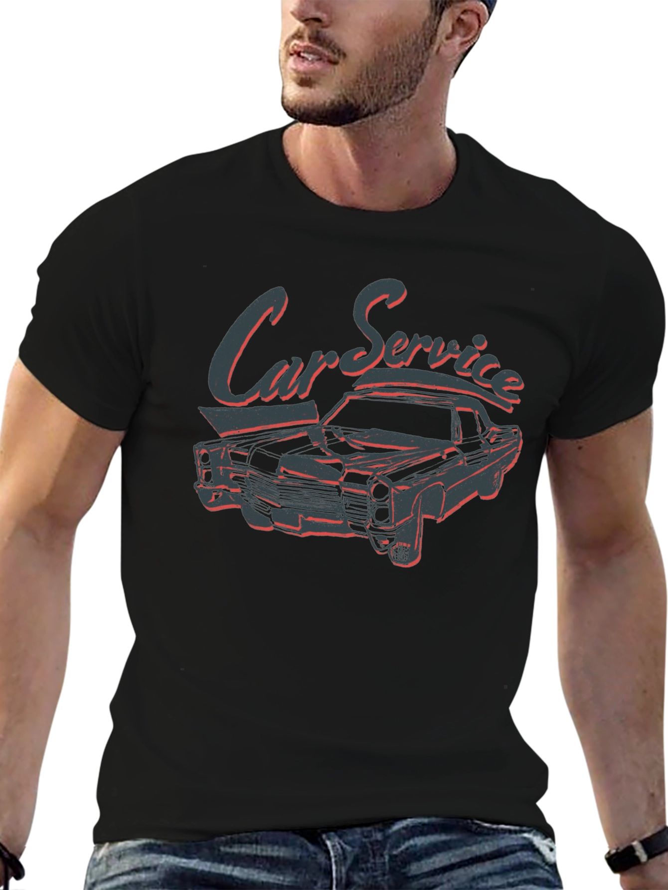 Classic Car Service T-Shirt - Retro Auto Design