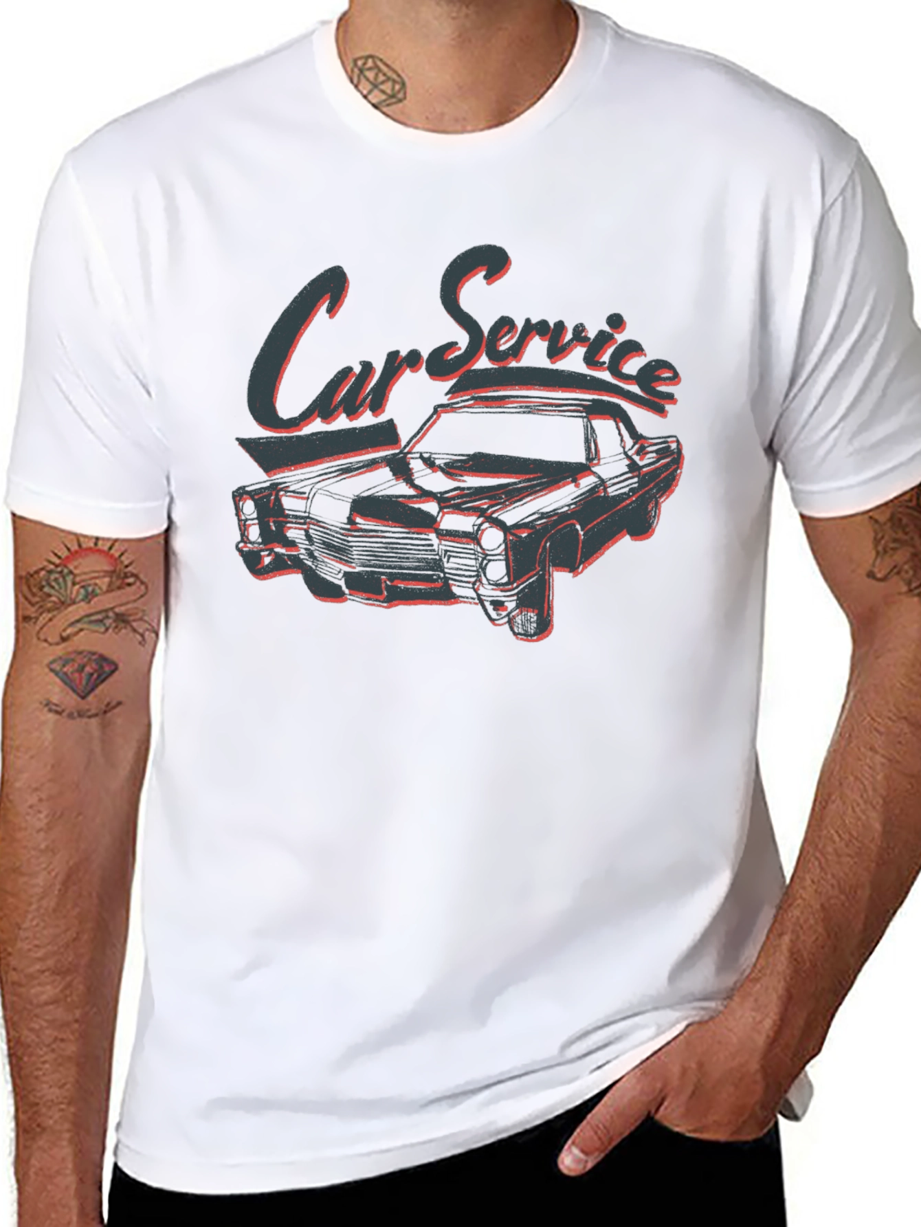 Classic Car Service T-Shirt - Retro Auto Design