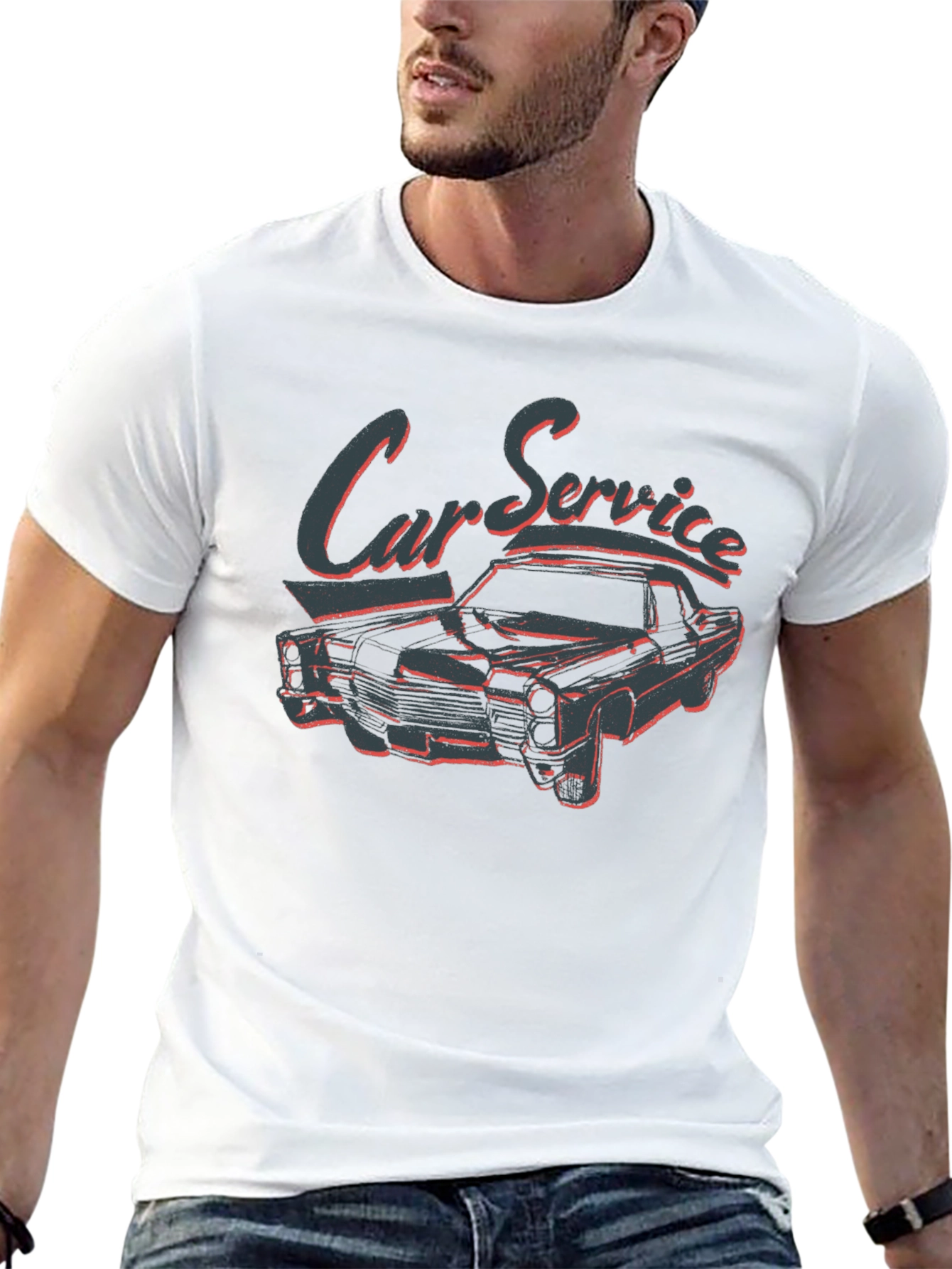 Classic Car Service T-Shirt - Retro Auto Design