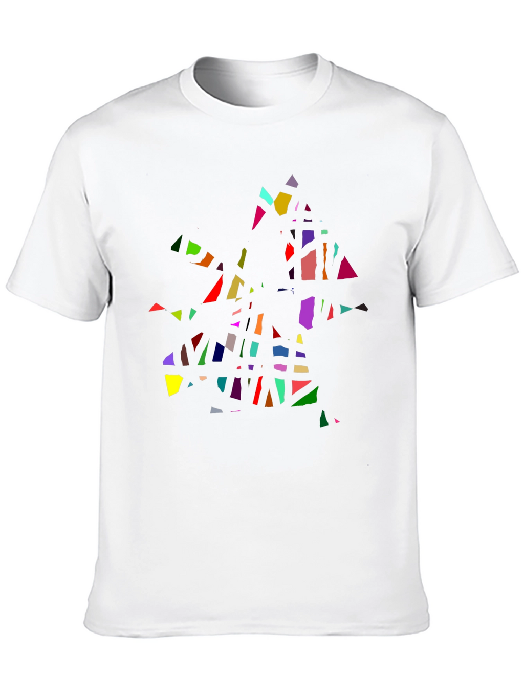 Abstract Geometric T-Shirt - Modern Art Tee