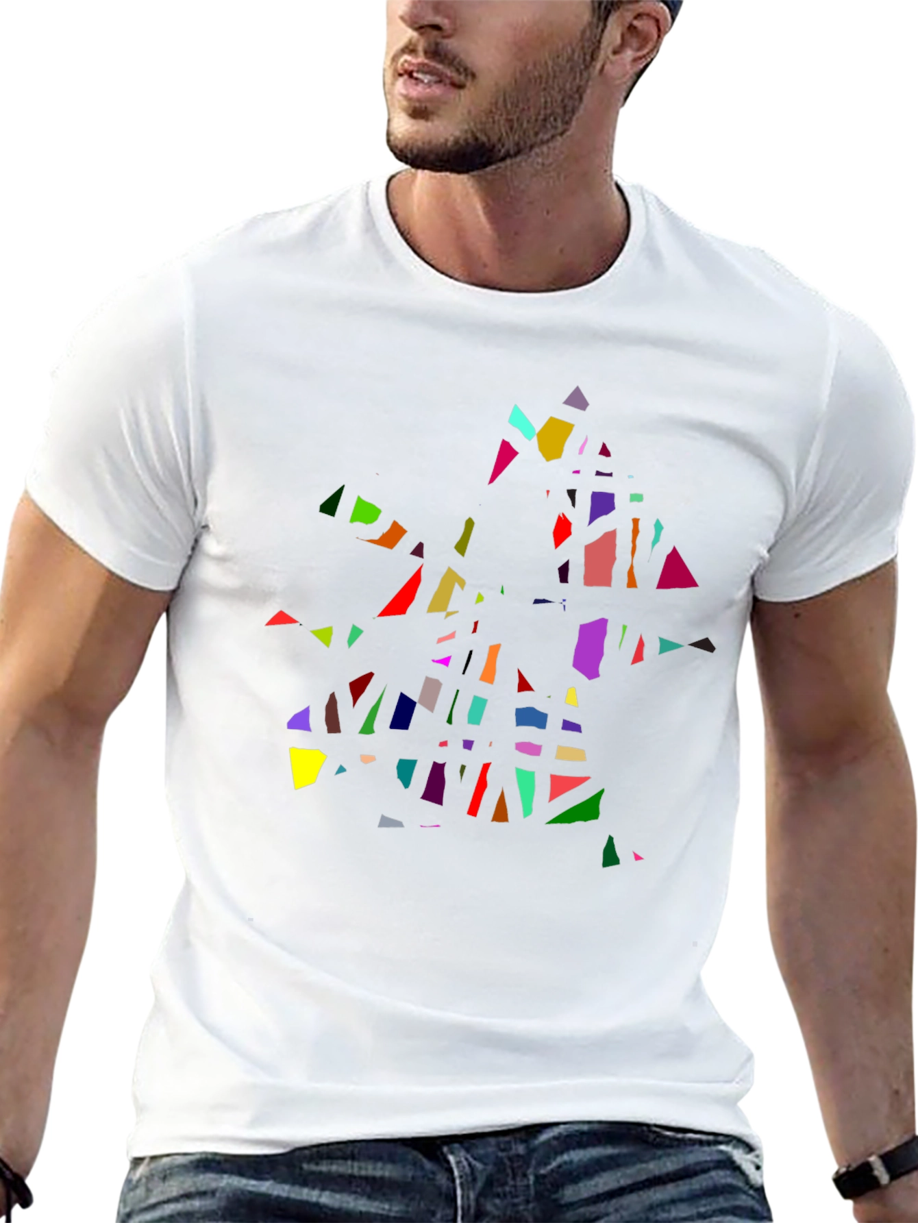 Abstract Geometric T-Shirt - Modern Art Tee