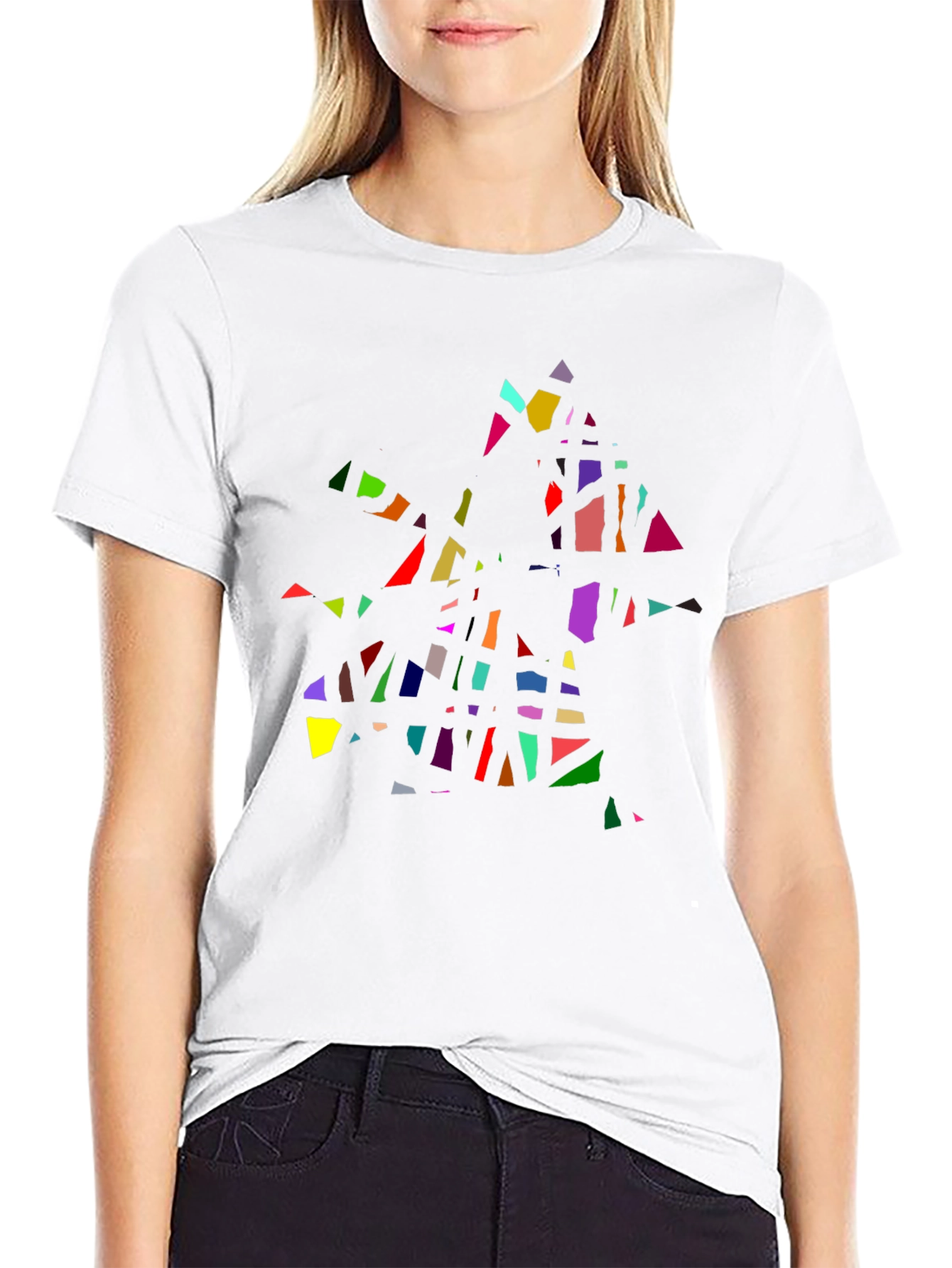 Abstract Geometric T-Shirt - Modern Art Tee