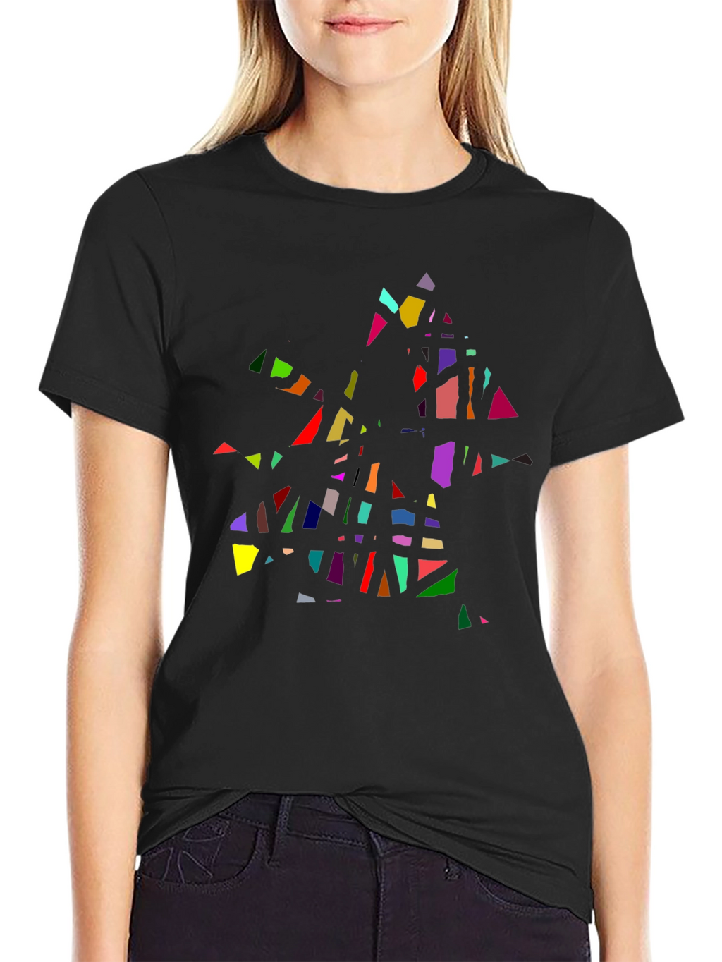 Abstract Geometric T-Shirt - Modern Art Tee