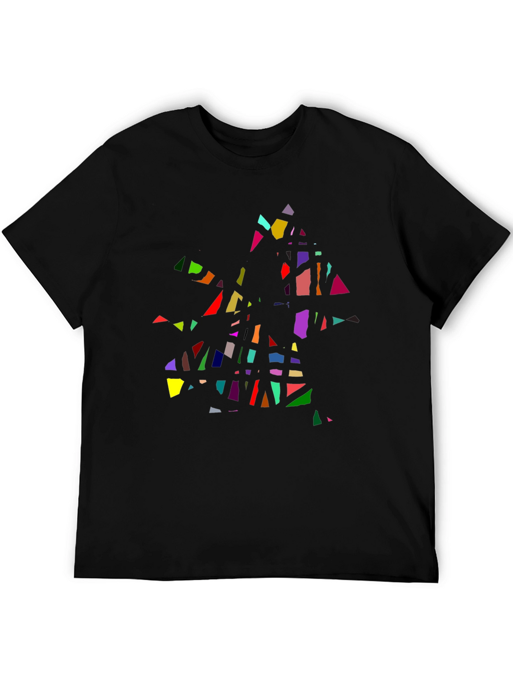Abstract Geometric T-Shirt - Modern Art Tee