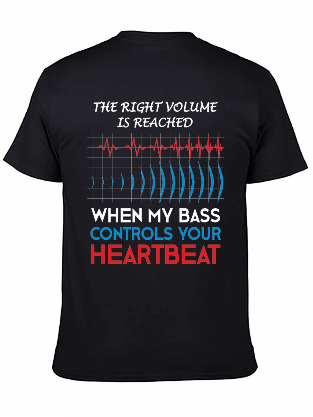 Bass Controls Heartbeat T-Shirt