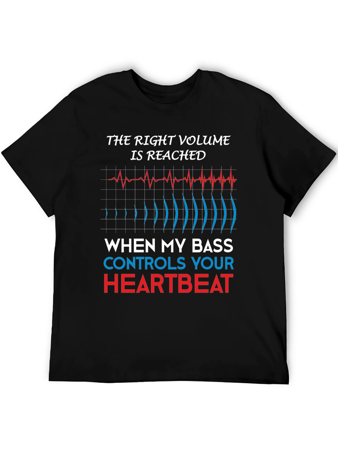 Bass Controls Heartbeat T-Shirt