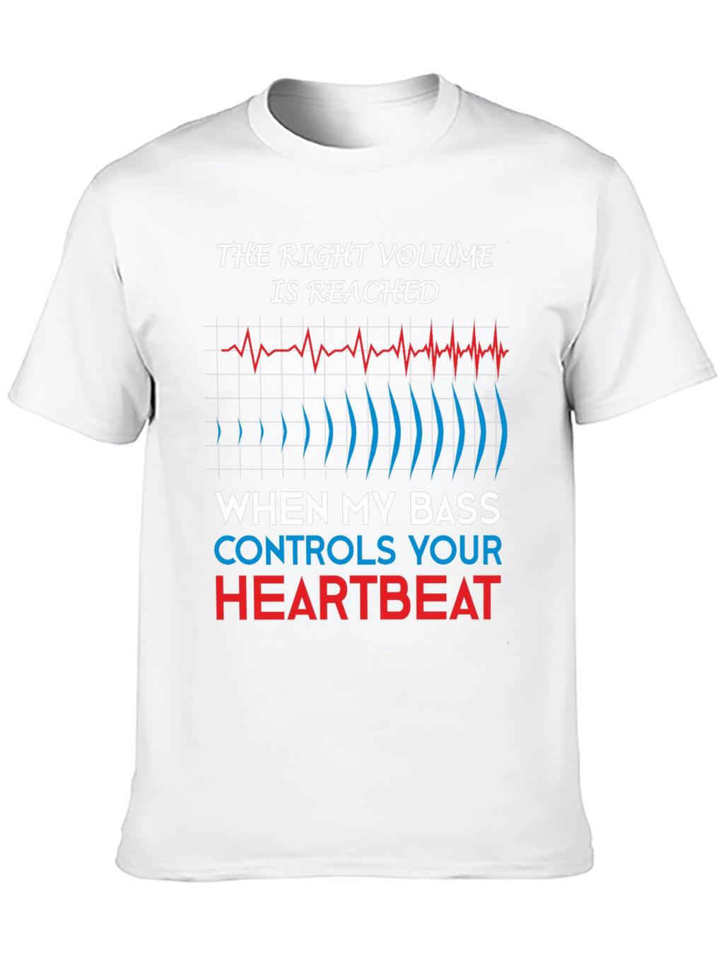 Bass Controls Heartbeat T-Shirt
