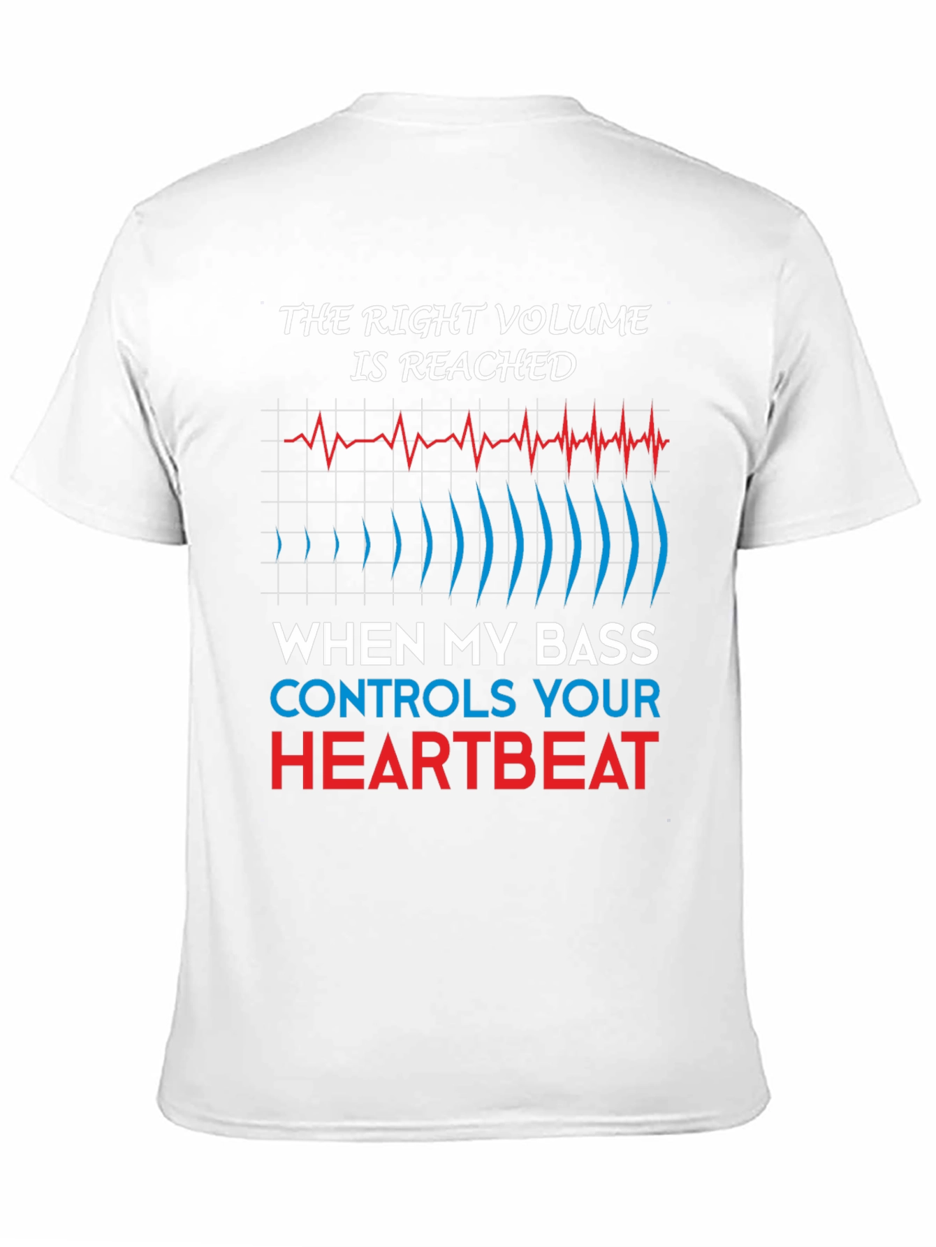 Bass Controls Heartbeat T-Shirt
