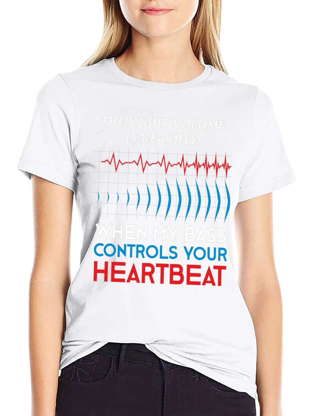 Bass Controls Heartbeat T-Shirt
