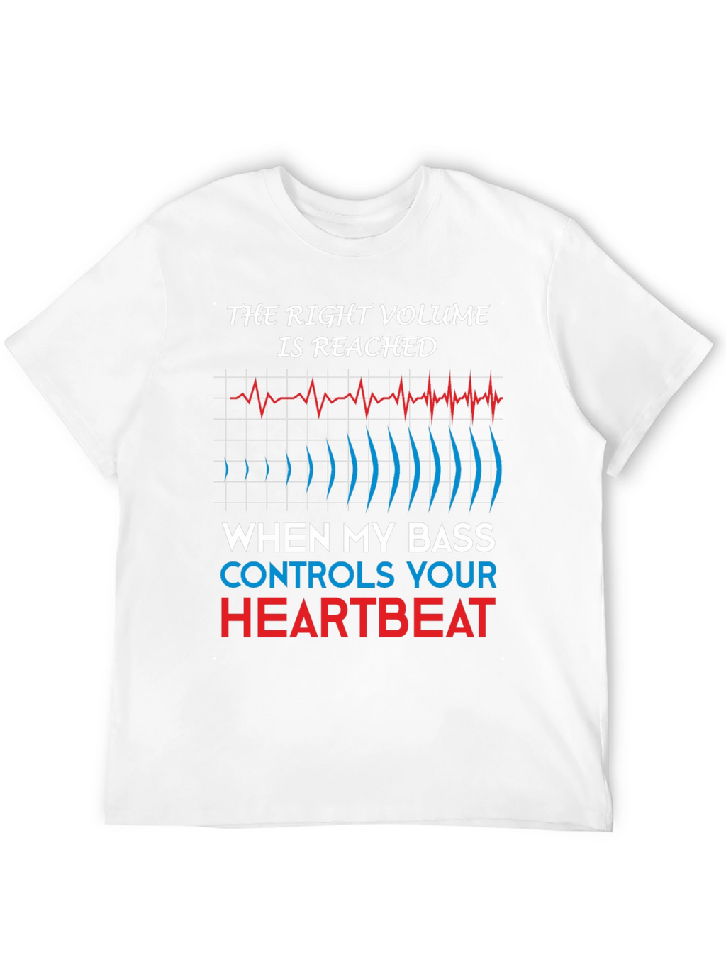Bass Controls Heartbeat T-Shirt