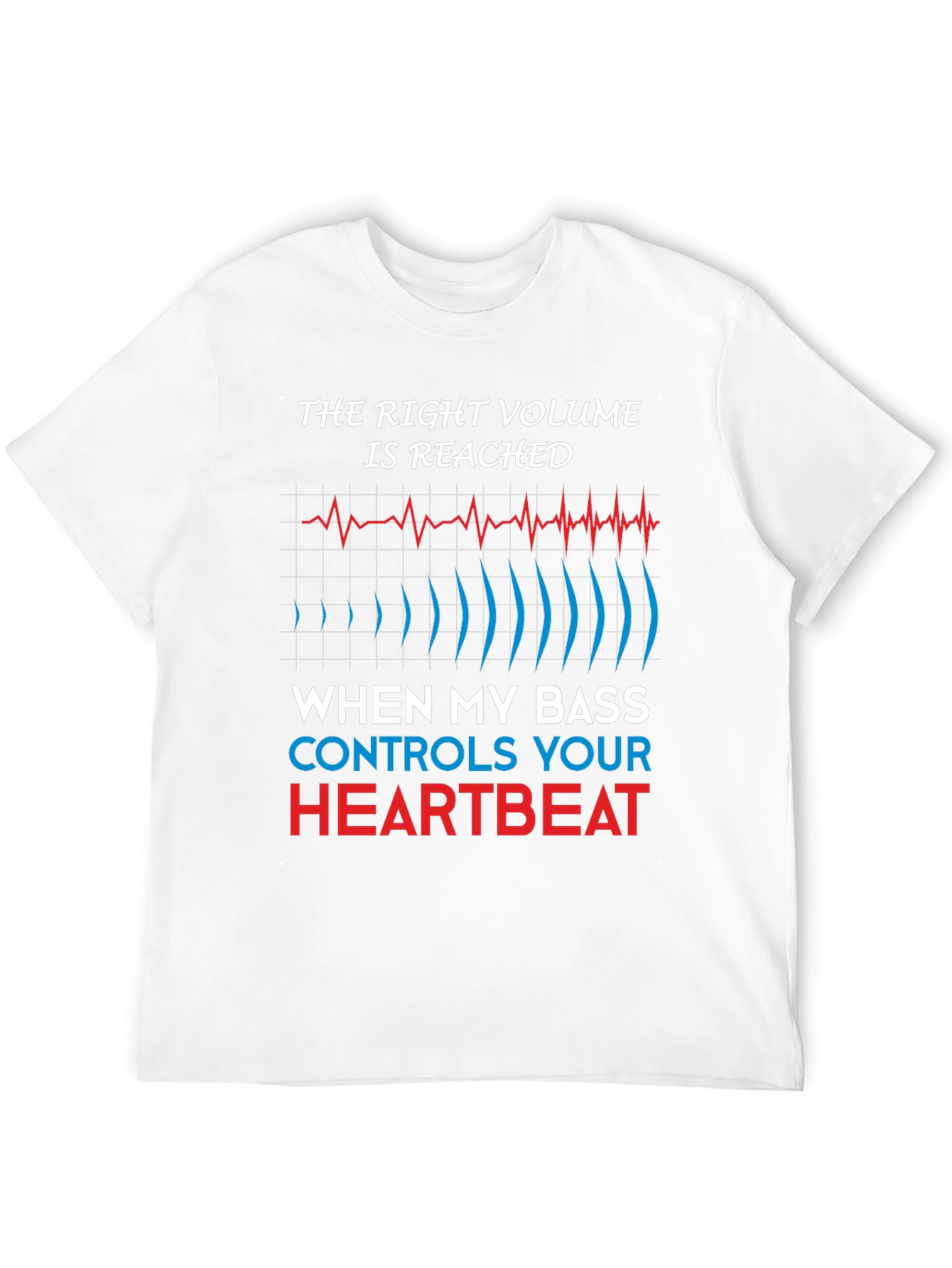 Bass Controls Heartbeat T-Shirt