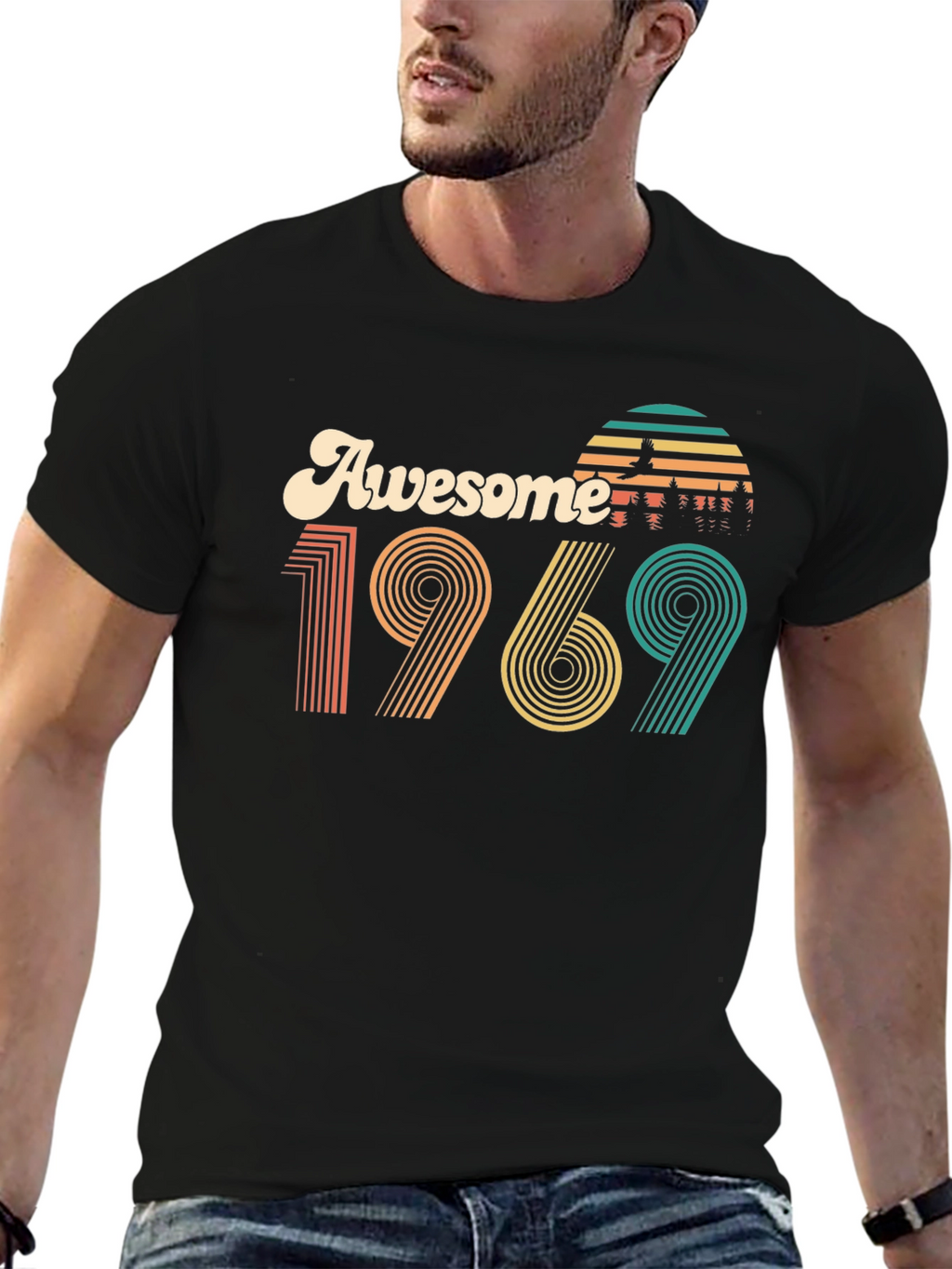 Awesome 1969 Retro Graphic T-Shirt