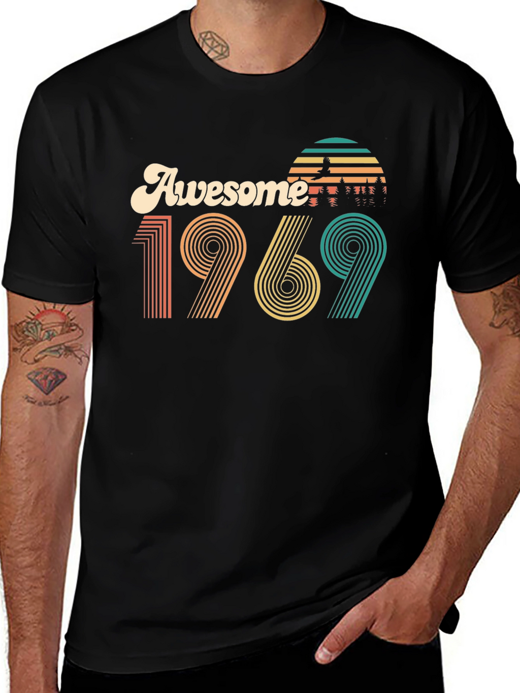 Awesome 1969 Retro Graphic T-Shirt