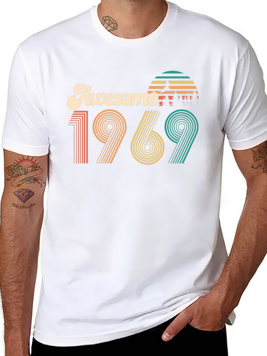 Awesome 1969 Retro Graphic T-Shirt