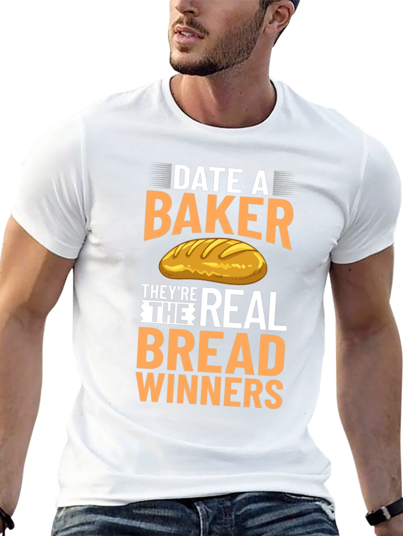 Date A Baker T-Shirt: Bread Winners Tee