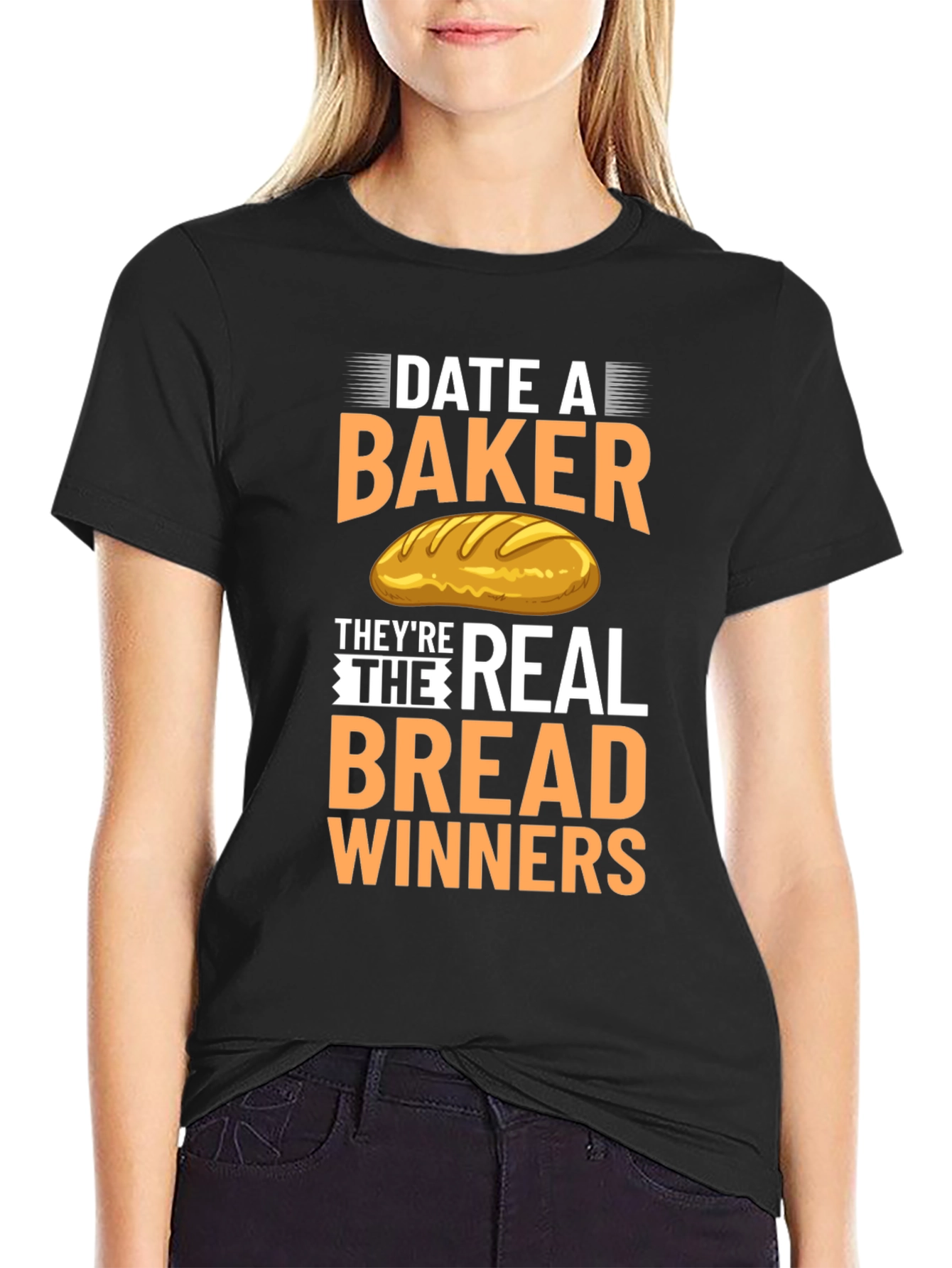 Date A Baker T-Shirt: Bread Winners Tee