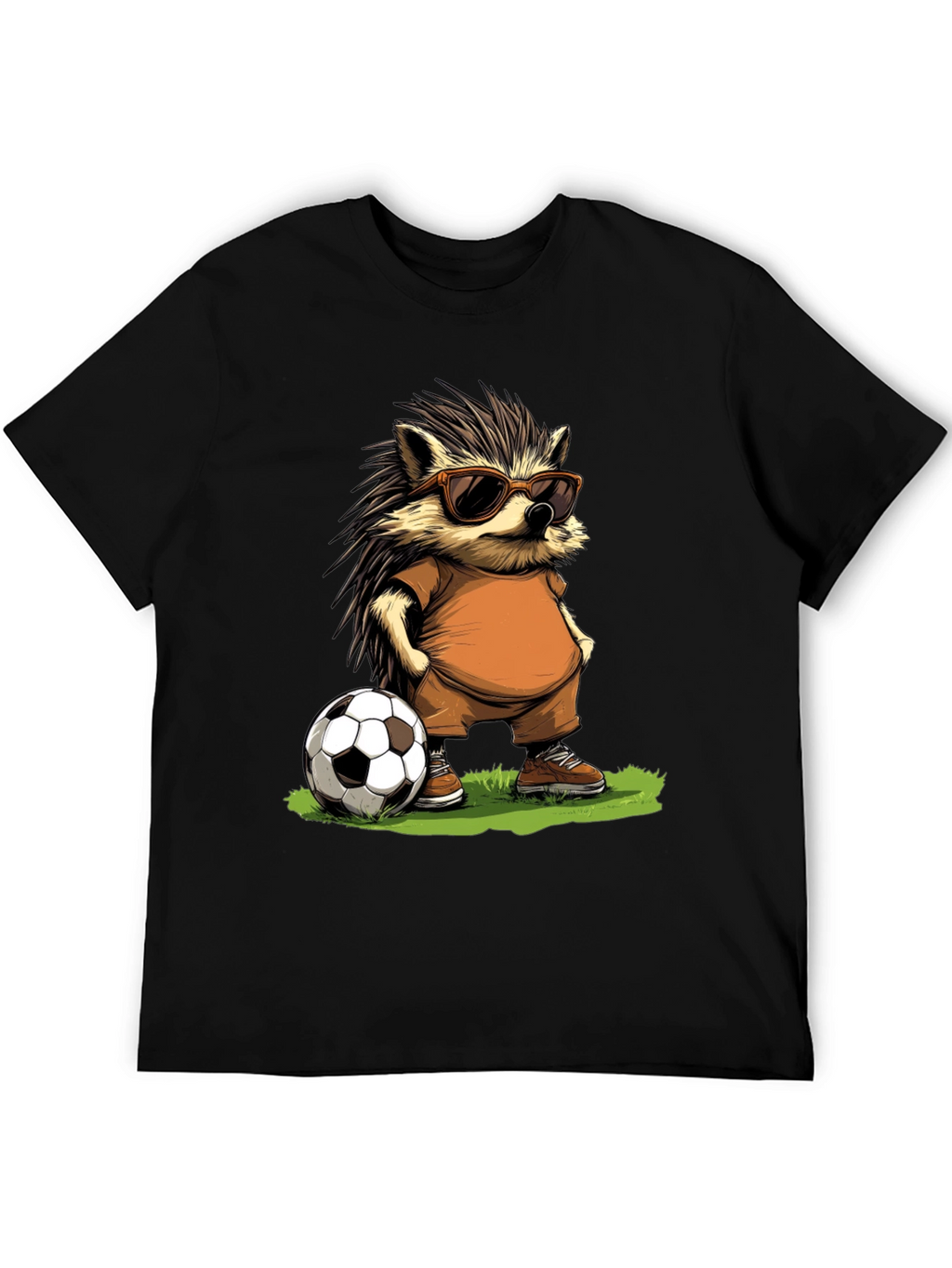 Cool Hedgehog Soccer T-Shirt