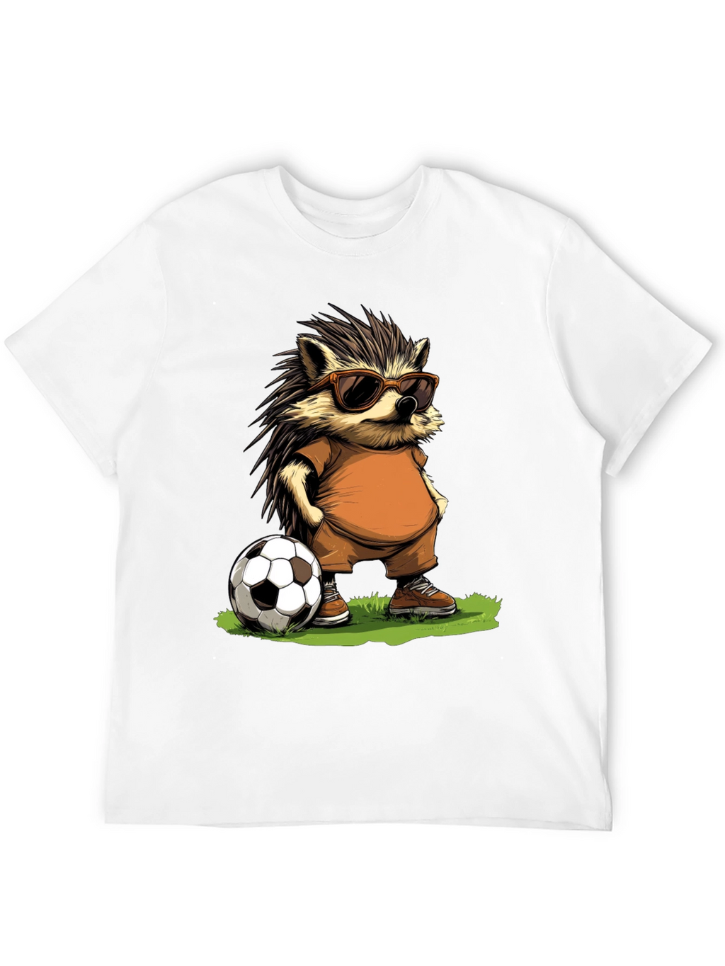 Cool Hedgehog Soccer T-Shirt