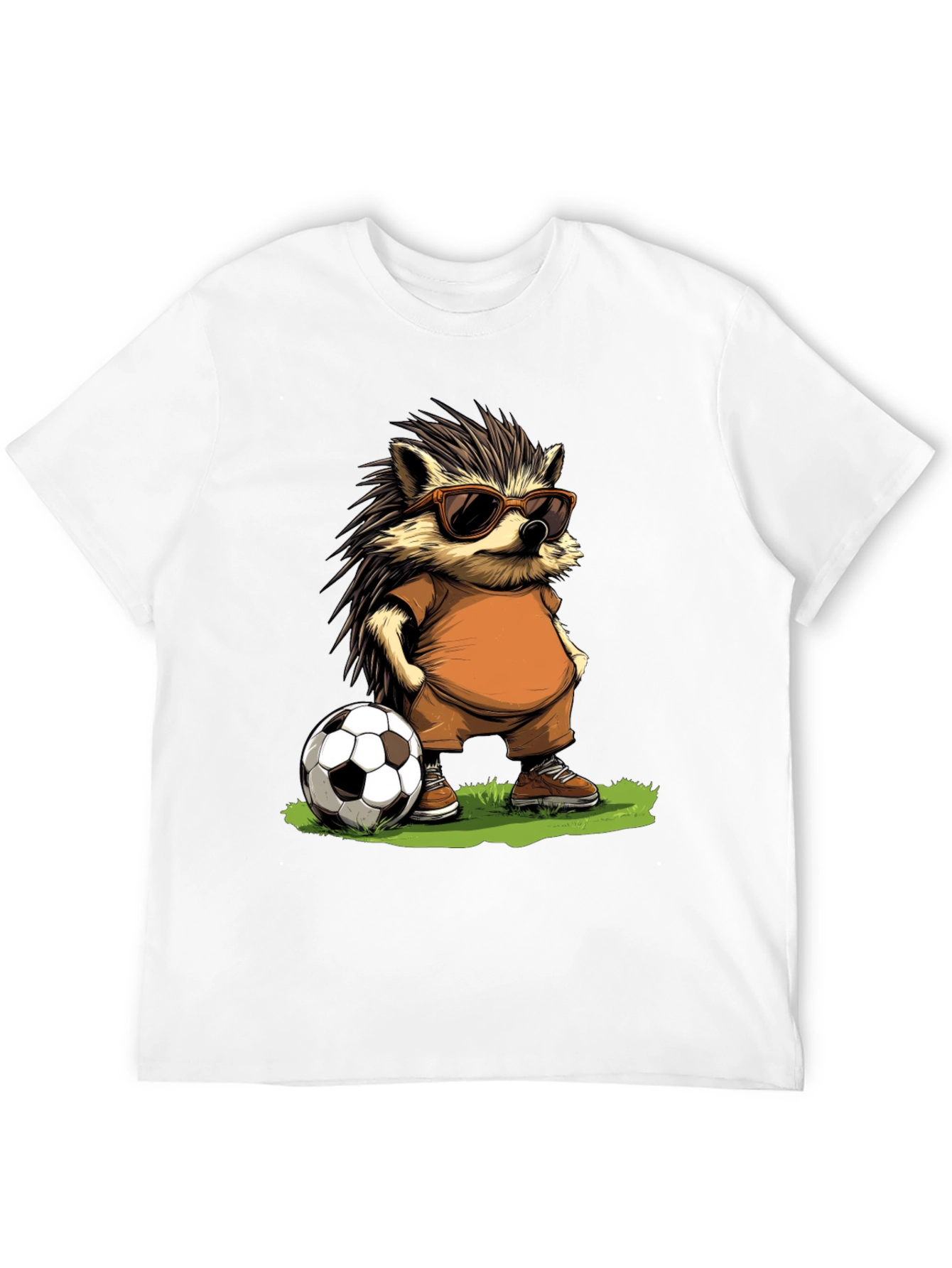 Cool Hedgehog Soccer T-Shirt