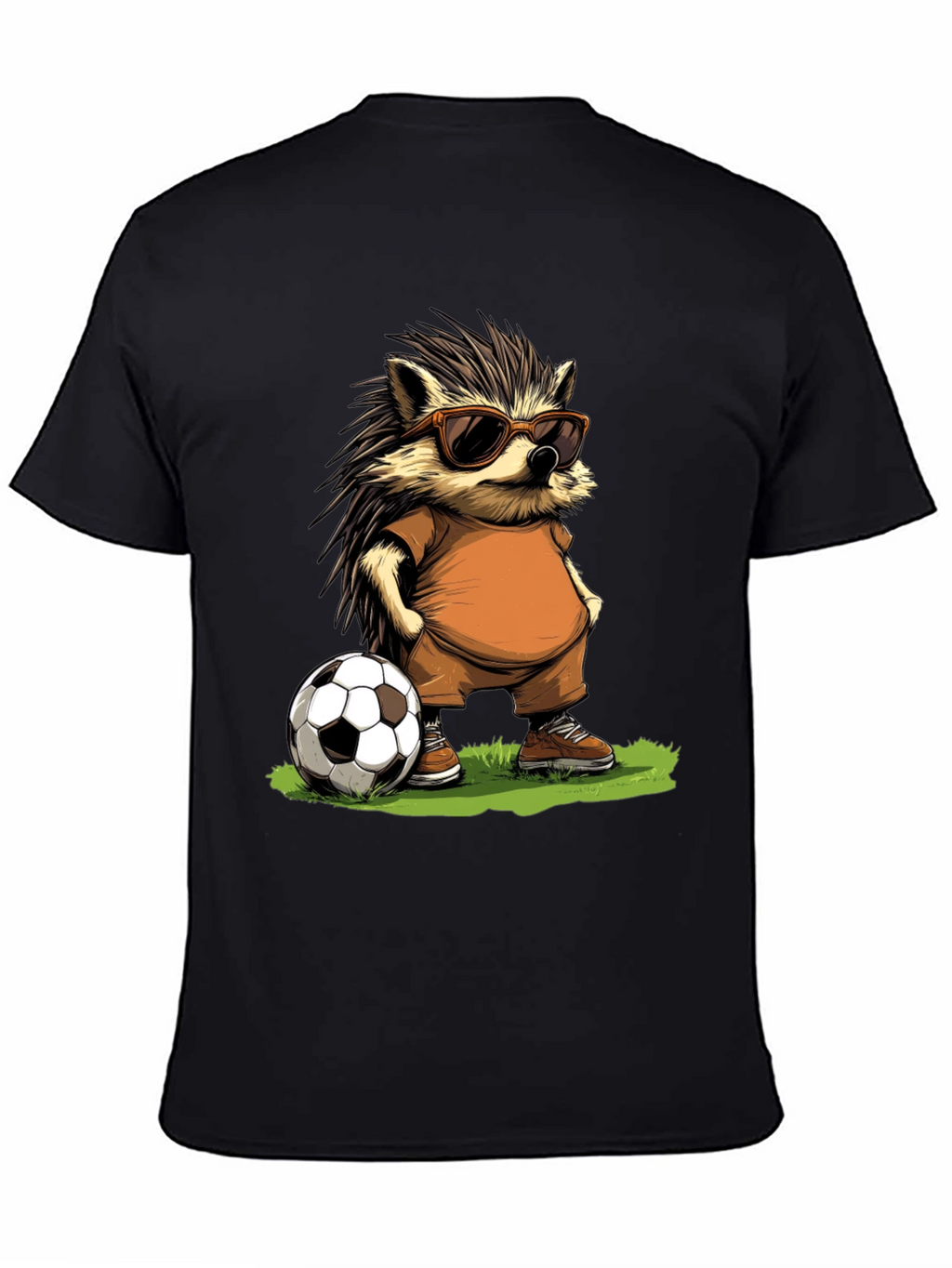 Cool Hedgehog Soccer T-Shirt