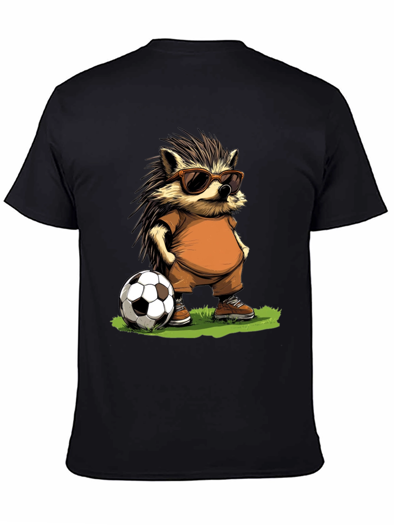 Cool Hedgehog Soccer T-Shirt