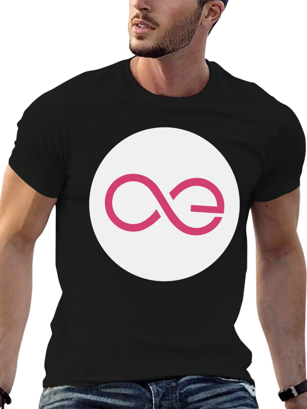 Modern Symbol Black T-Shirt