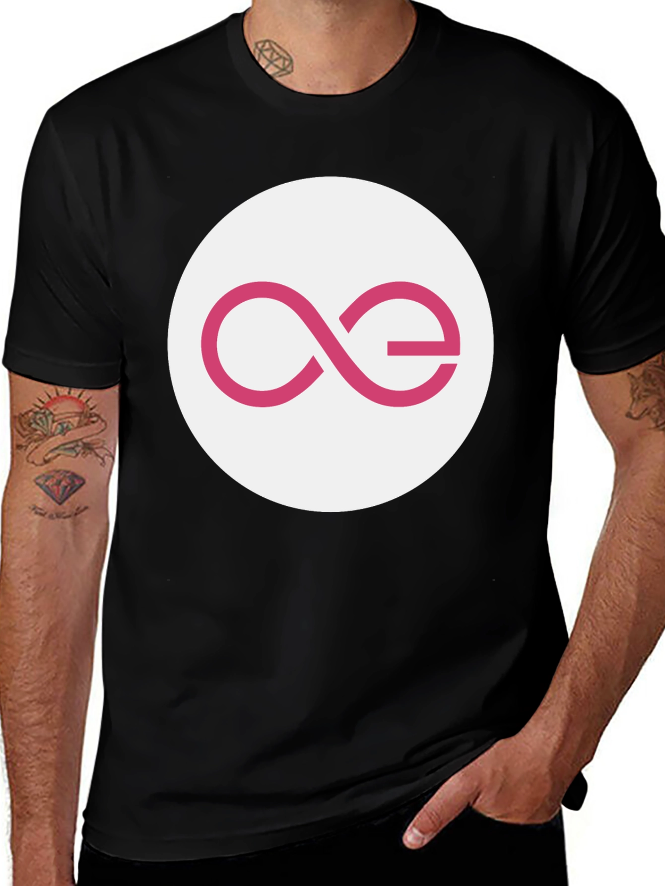 Modern Symbol Black T-Shirt