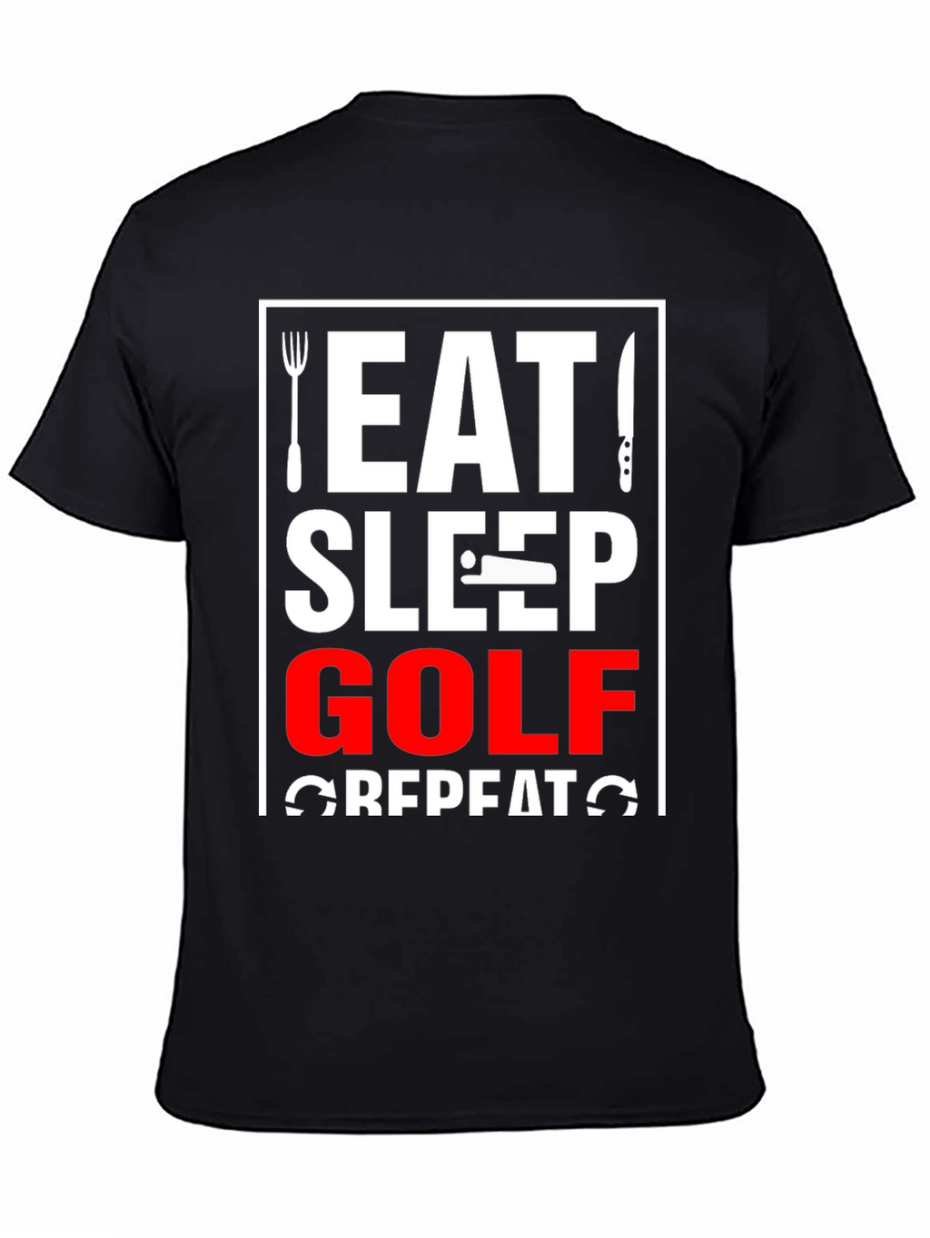 Eat Sleep Golf Repeat T-Shirt