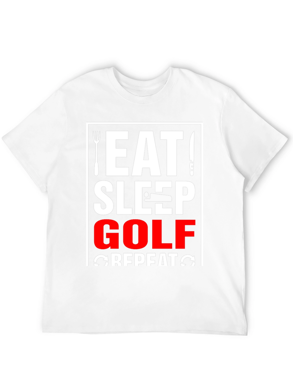Eat Sleep Golf Repeat T-Shirt
