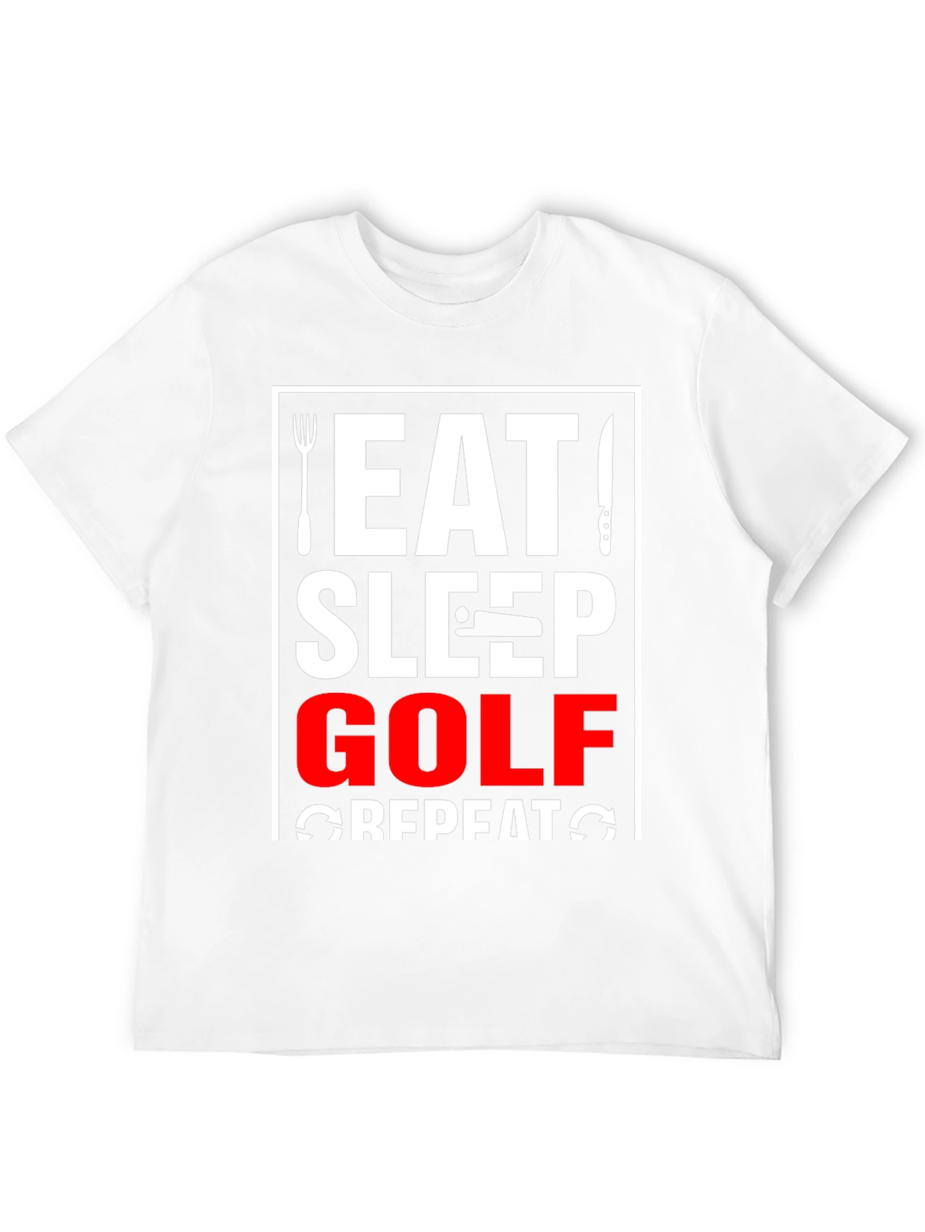 Eat Sleep Golf Repeat T-Shirt