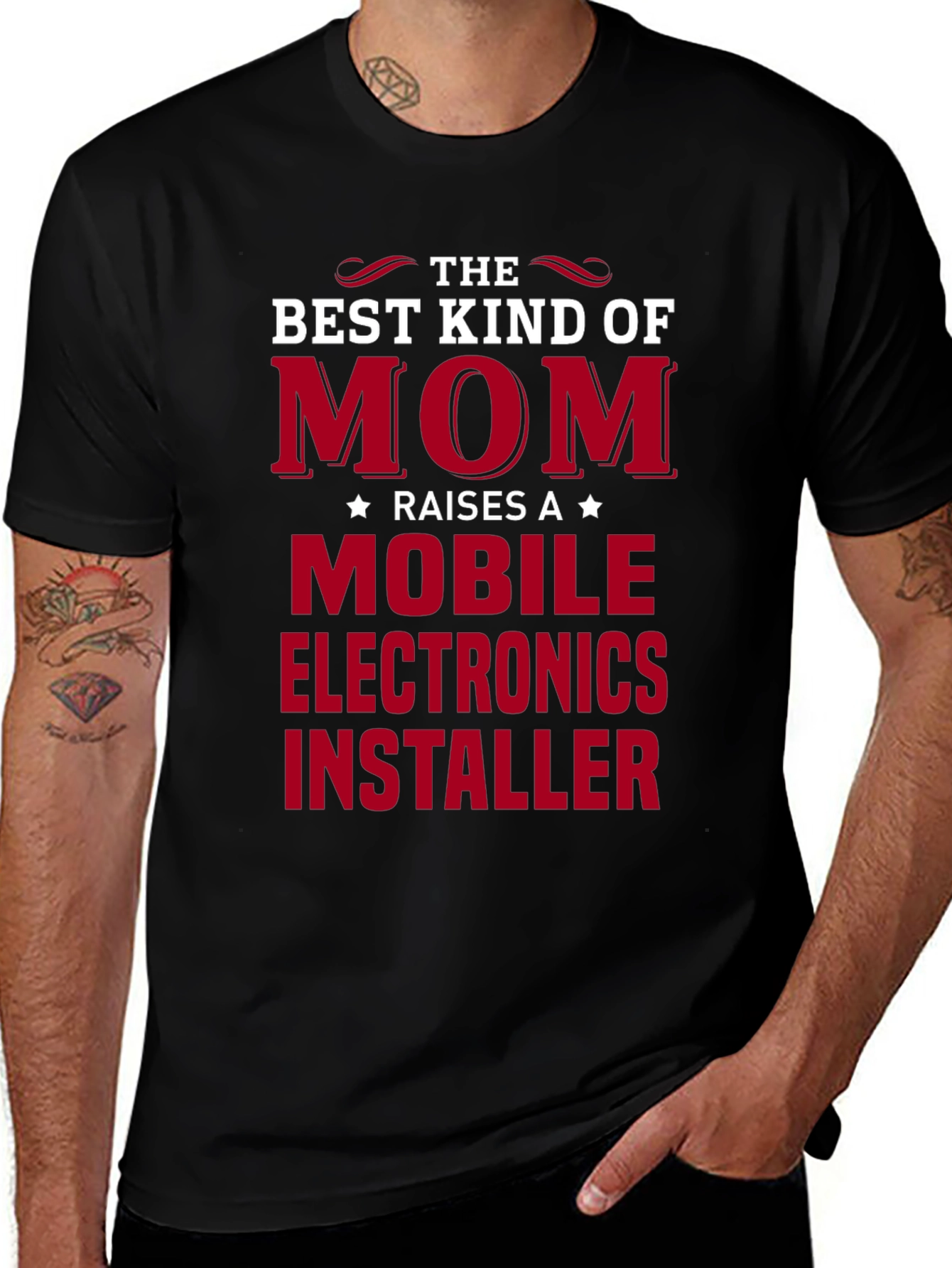 Best Kind of Mom Mobile Electronics Installer T-Shirt