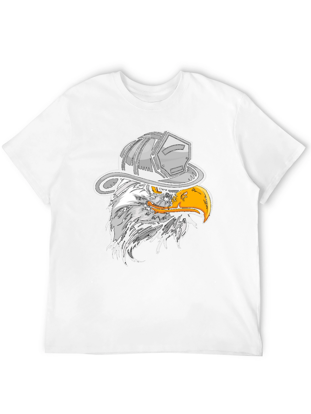 Eagle Firefighter Helmet Graphic T-Shirt