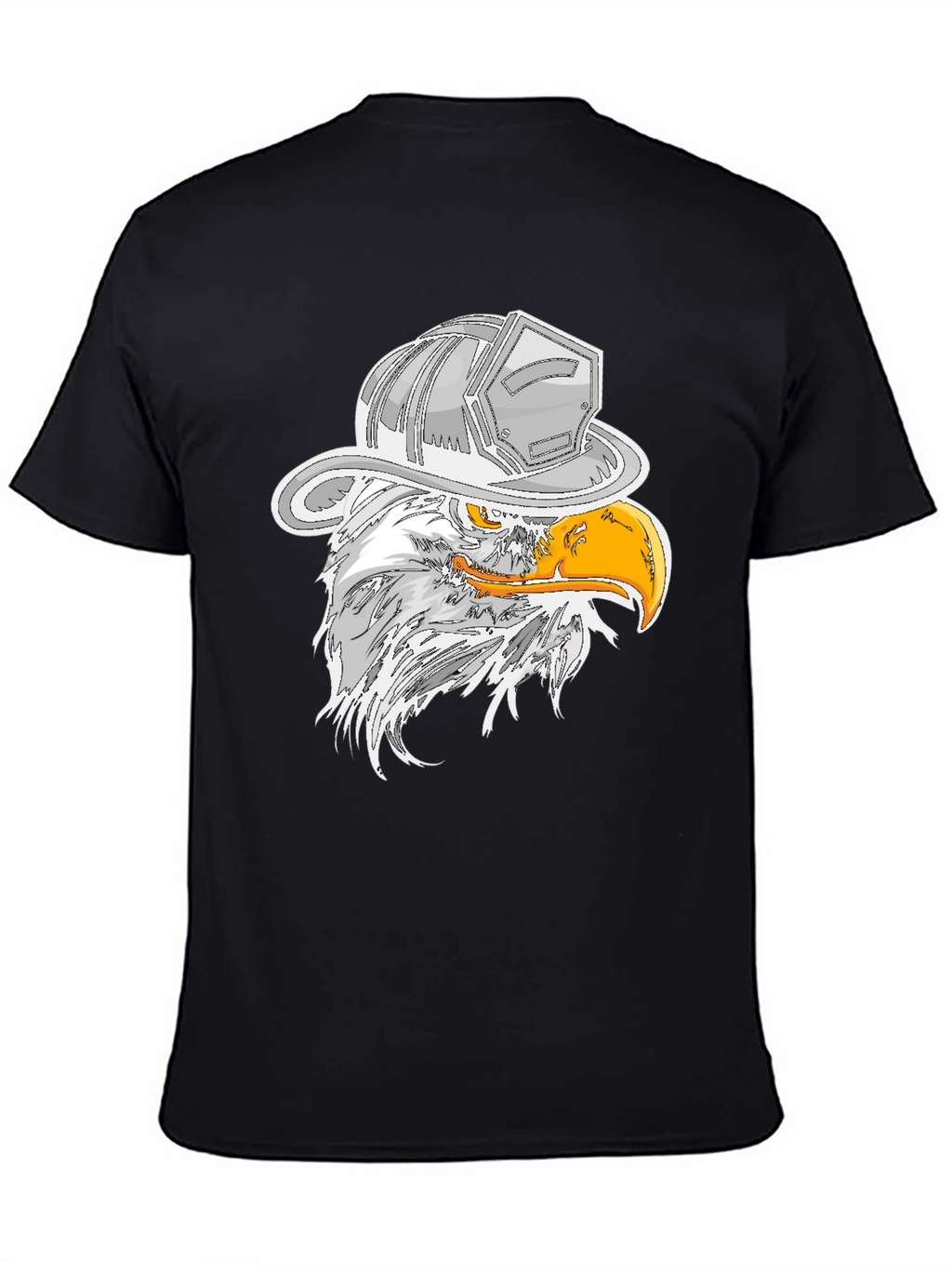 Eagle Firefighter Helmet Graphic T-Shirt