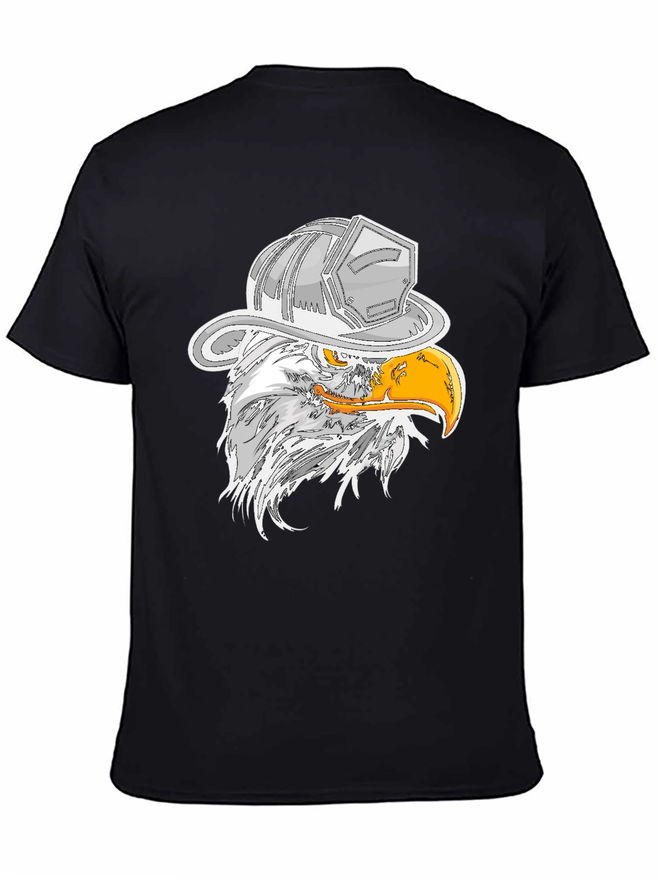 Eagle Firefighter Helmet Graphic T-Shirt