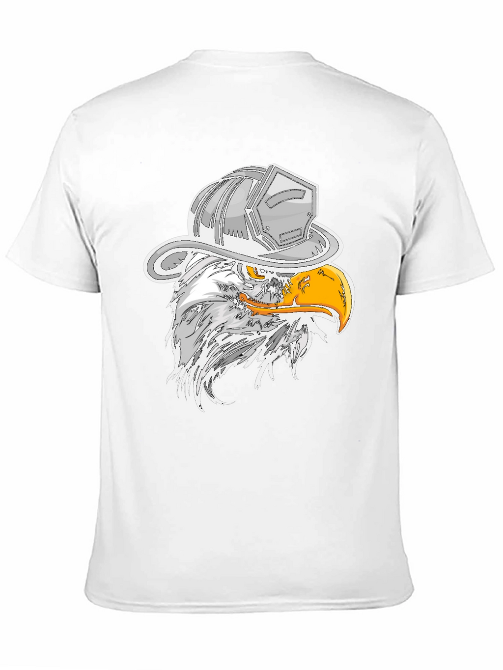 Eagle Firefighter Helmet Graphic T-Shirt