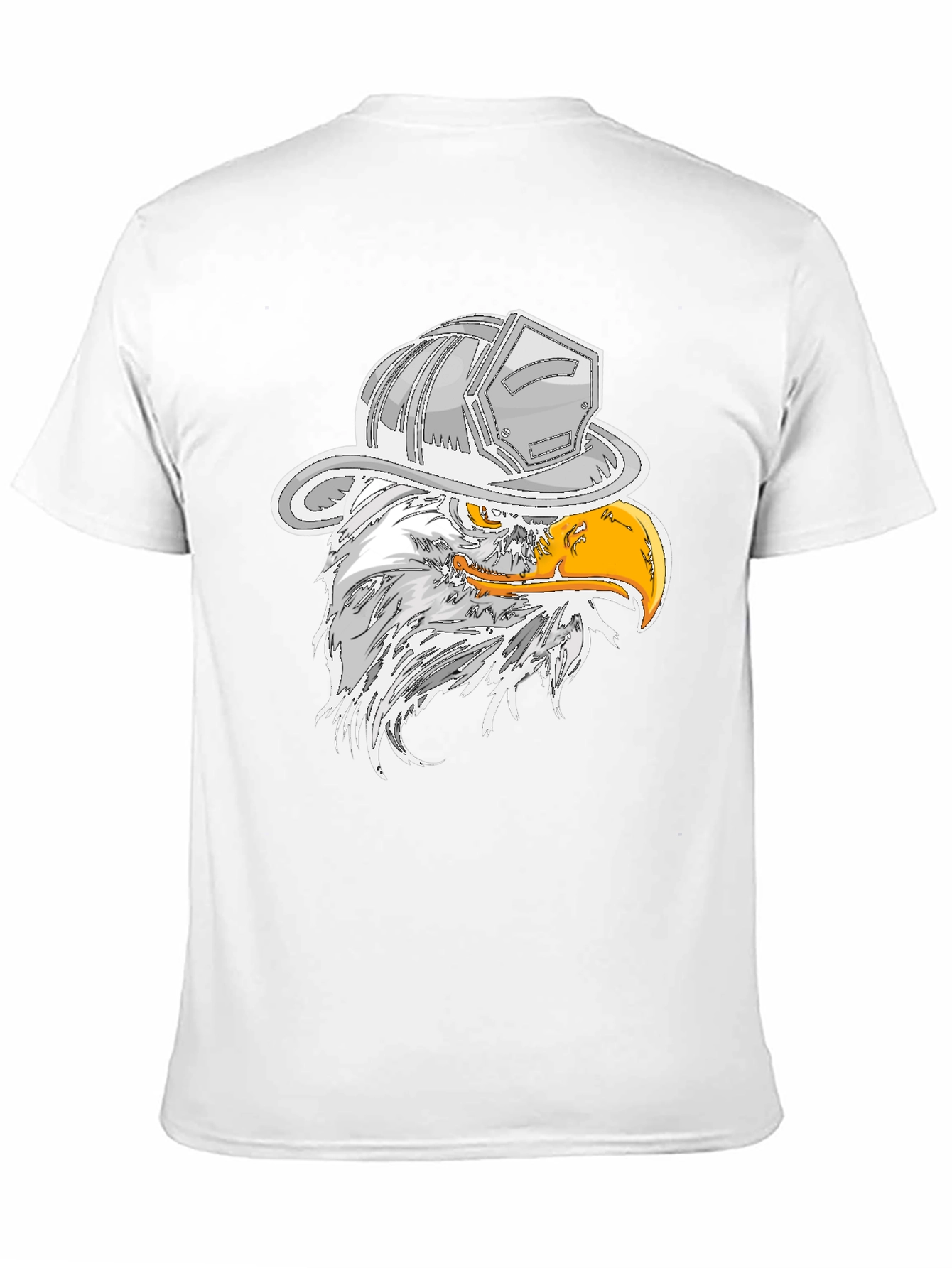 Eagle Firefighter Helmet Graphic T-Shirt
