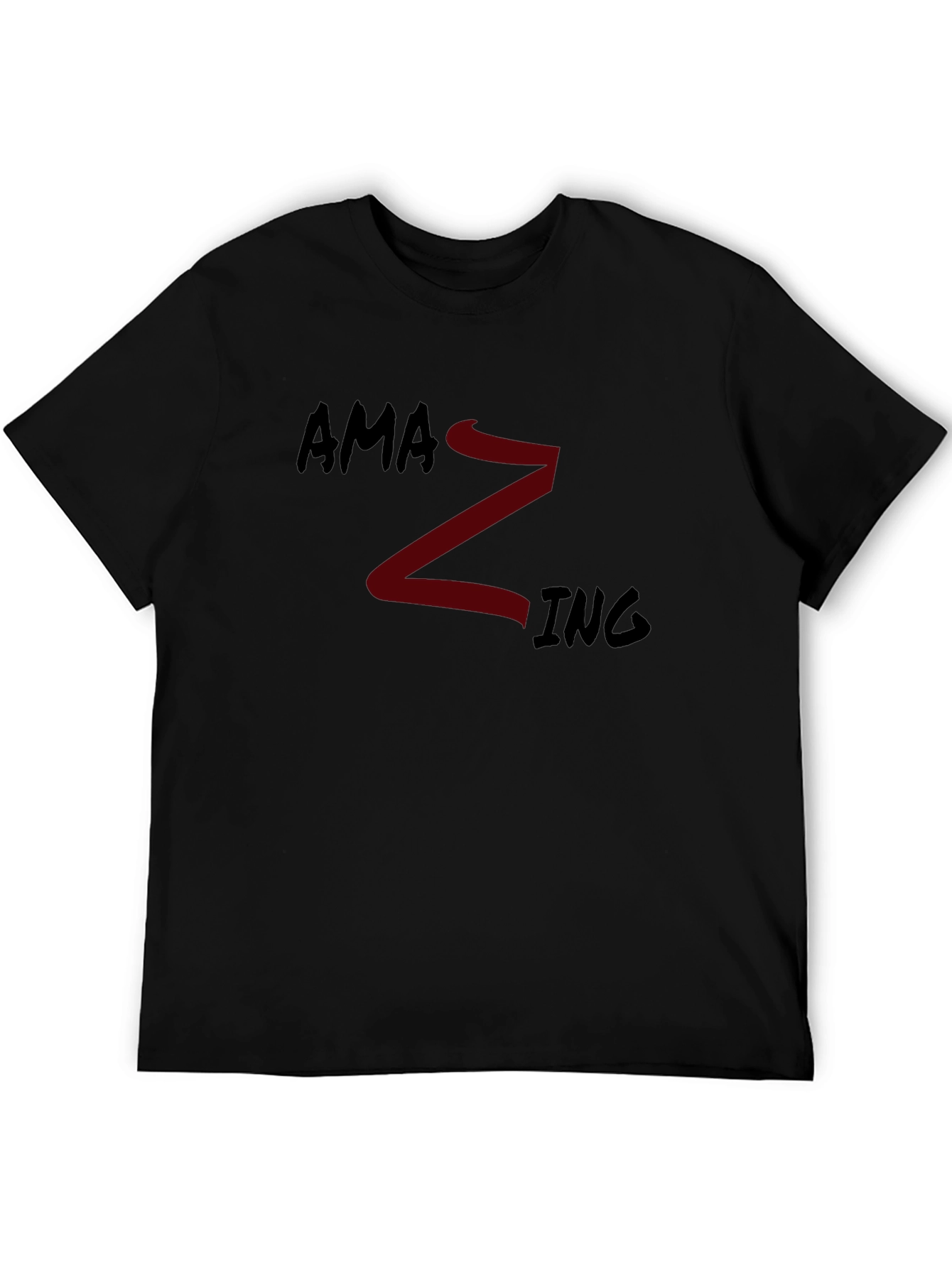 Amazing Graphic Tee - Crew Neck Short Sleeve T-Shirt