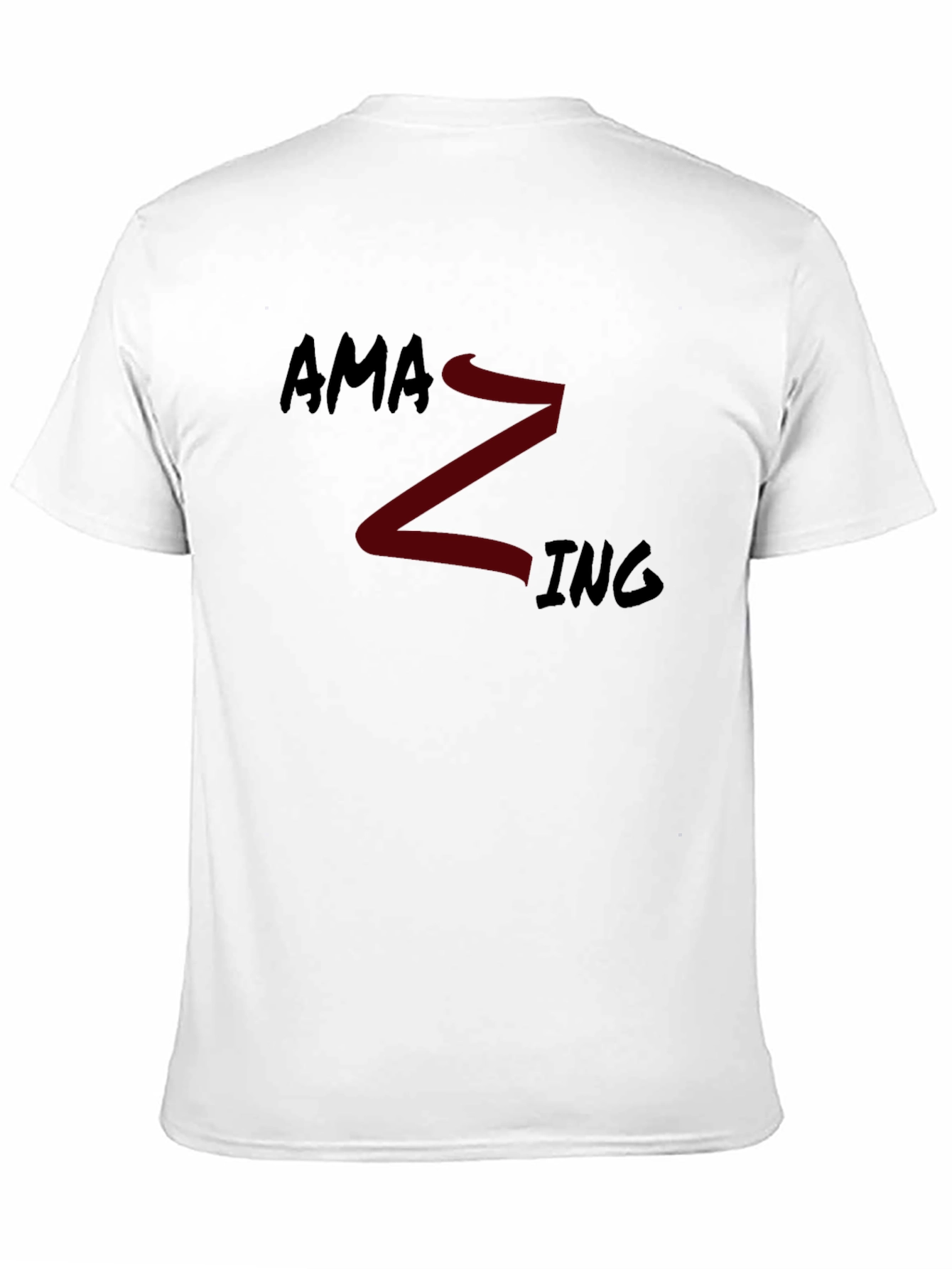 Amazing Graphic Tee - Crew Neck Short Sleeve T-Shirt