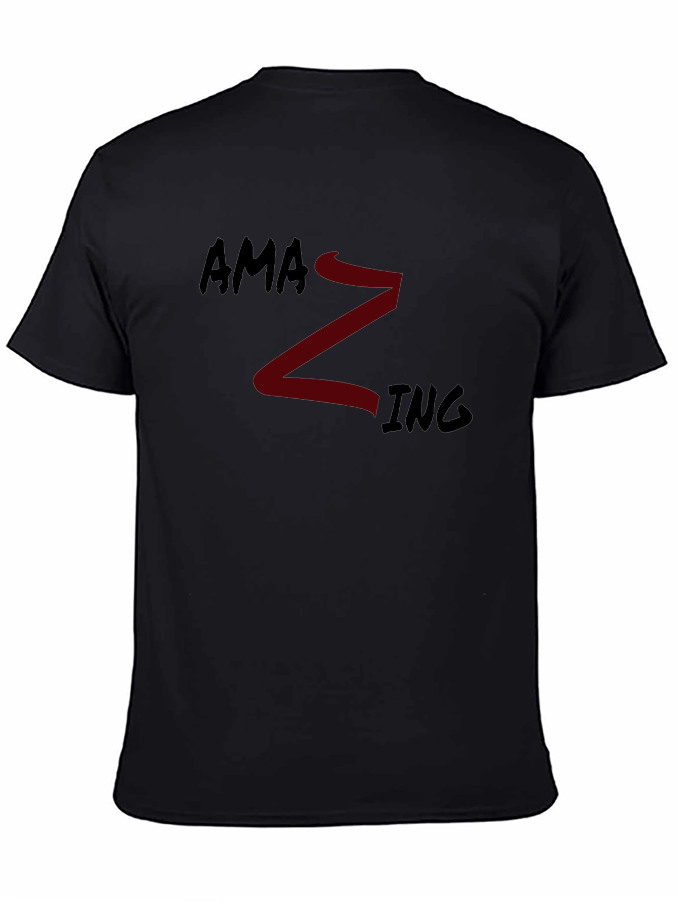 Amazing Graphic Tee - Crew Neck Short Sleeve T-Shirt