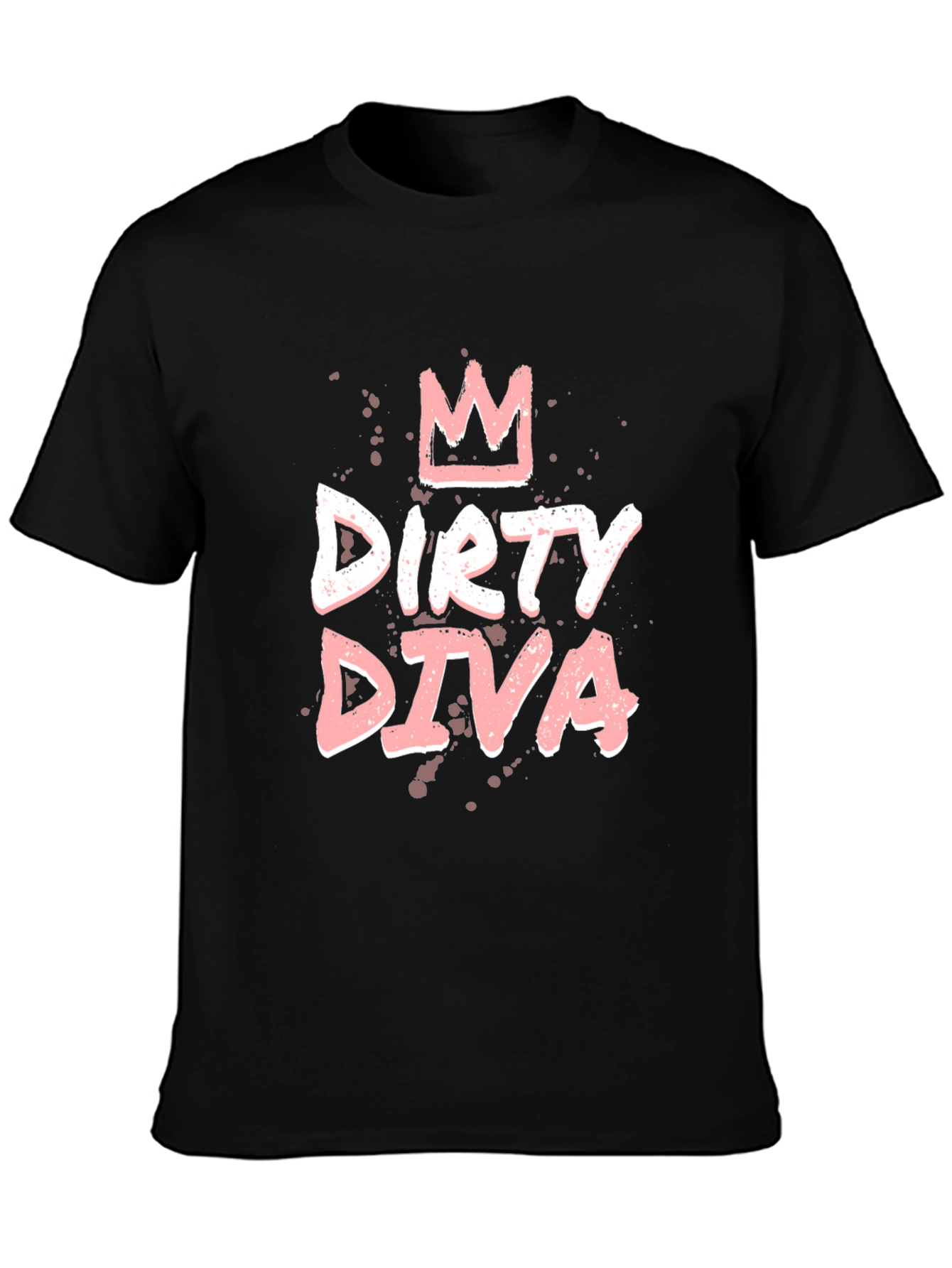 Dirty Diva Graphic Tee - Black